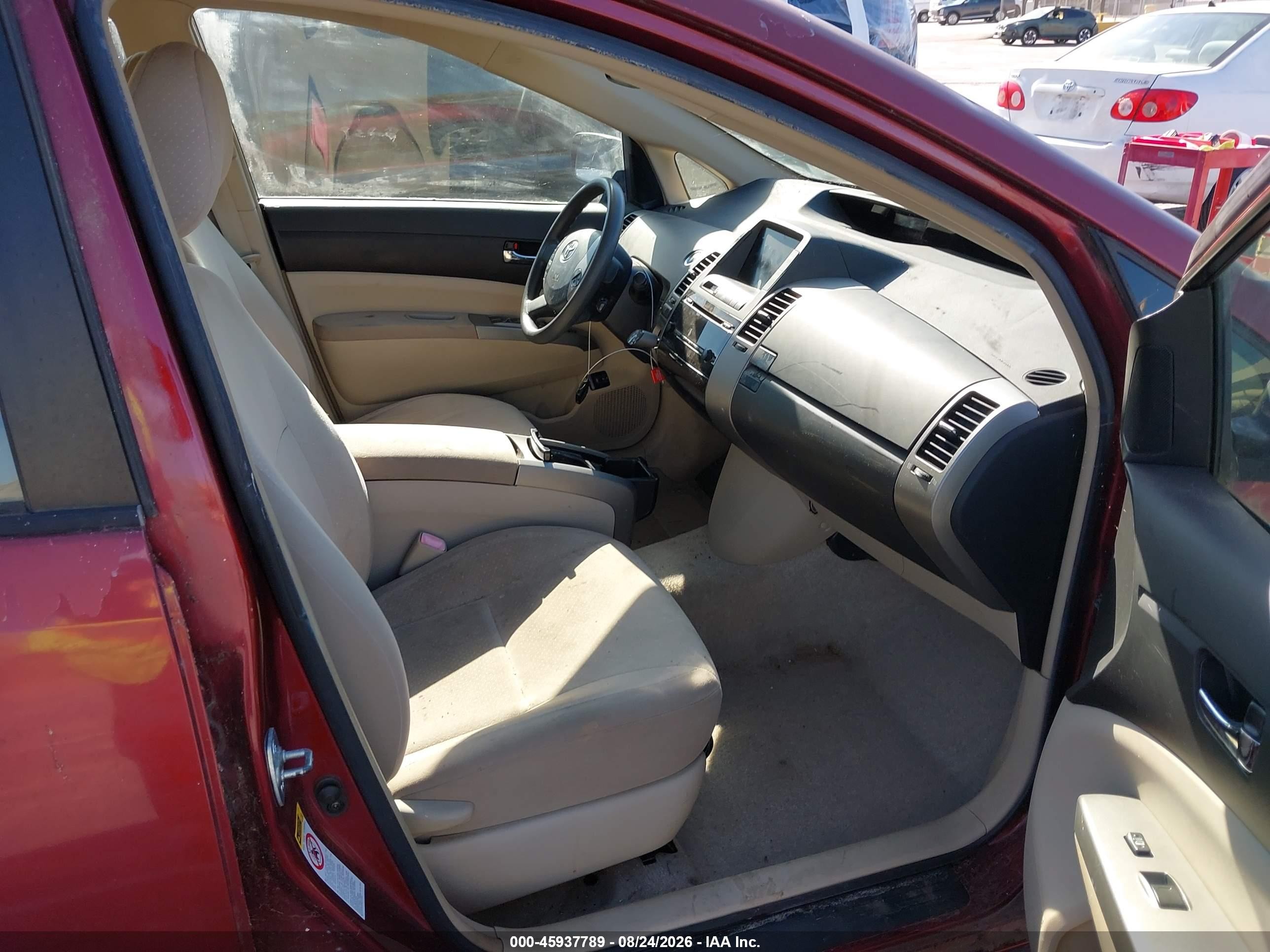 2005 Toyota Prius   Burgundy vin: JTDKB20U953066974