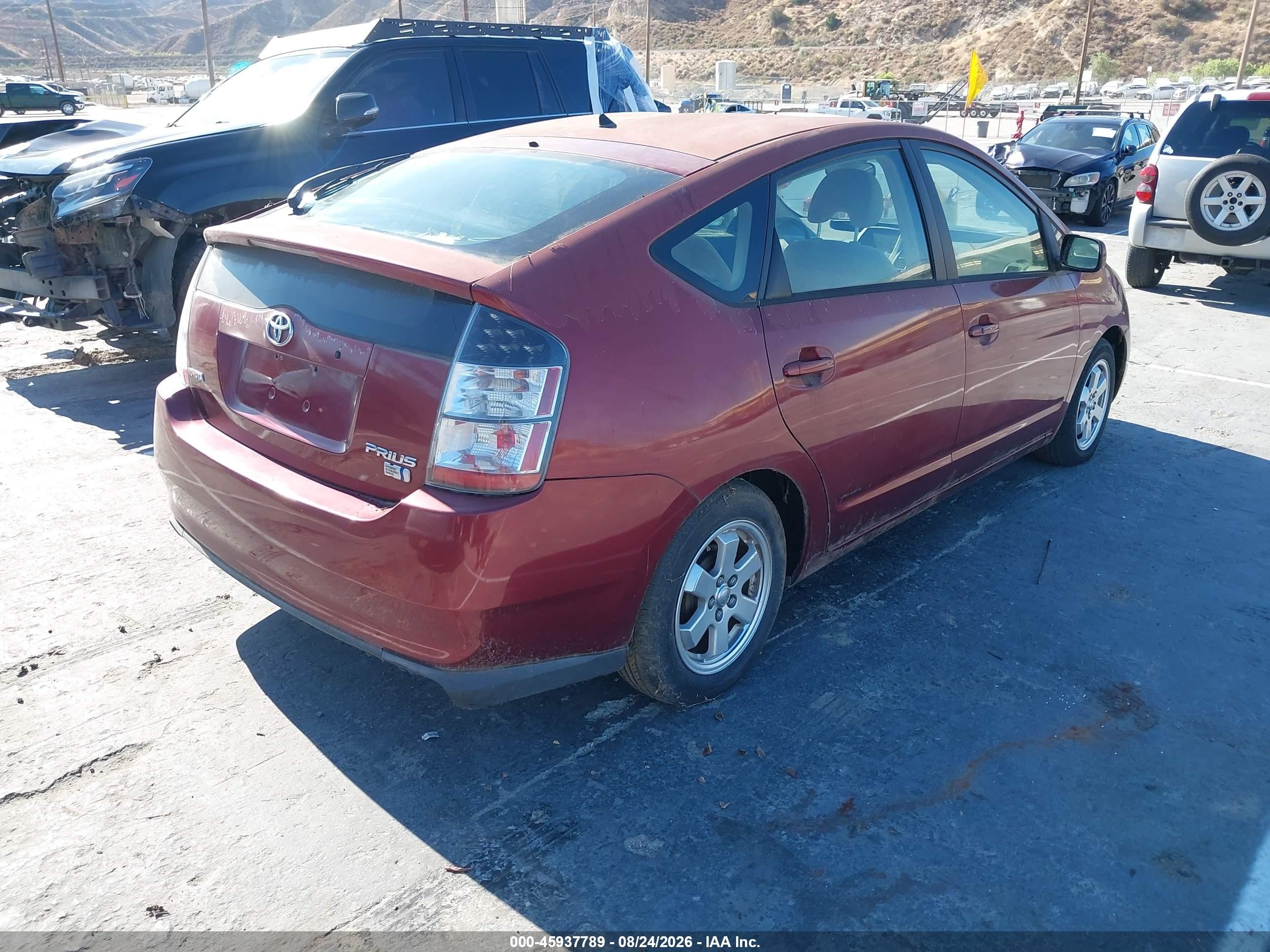 2005 Toyota Prius   Burgundy vin: JTDKB20U953066974