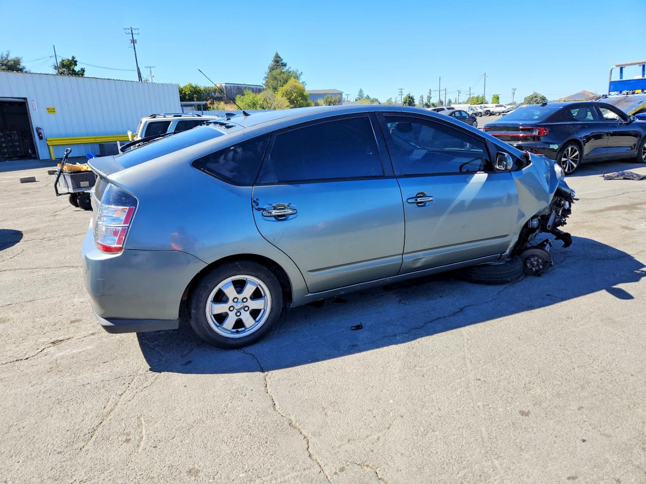 2005 Toyota Prius Base Gray vin: JTDKB20U953098033
