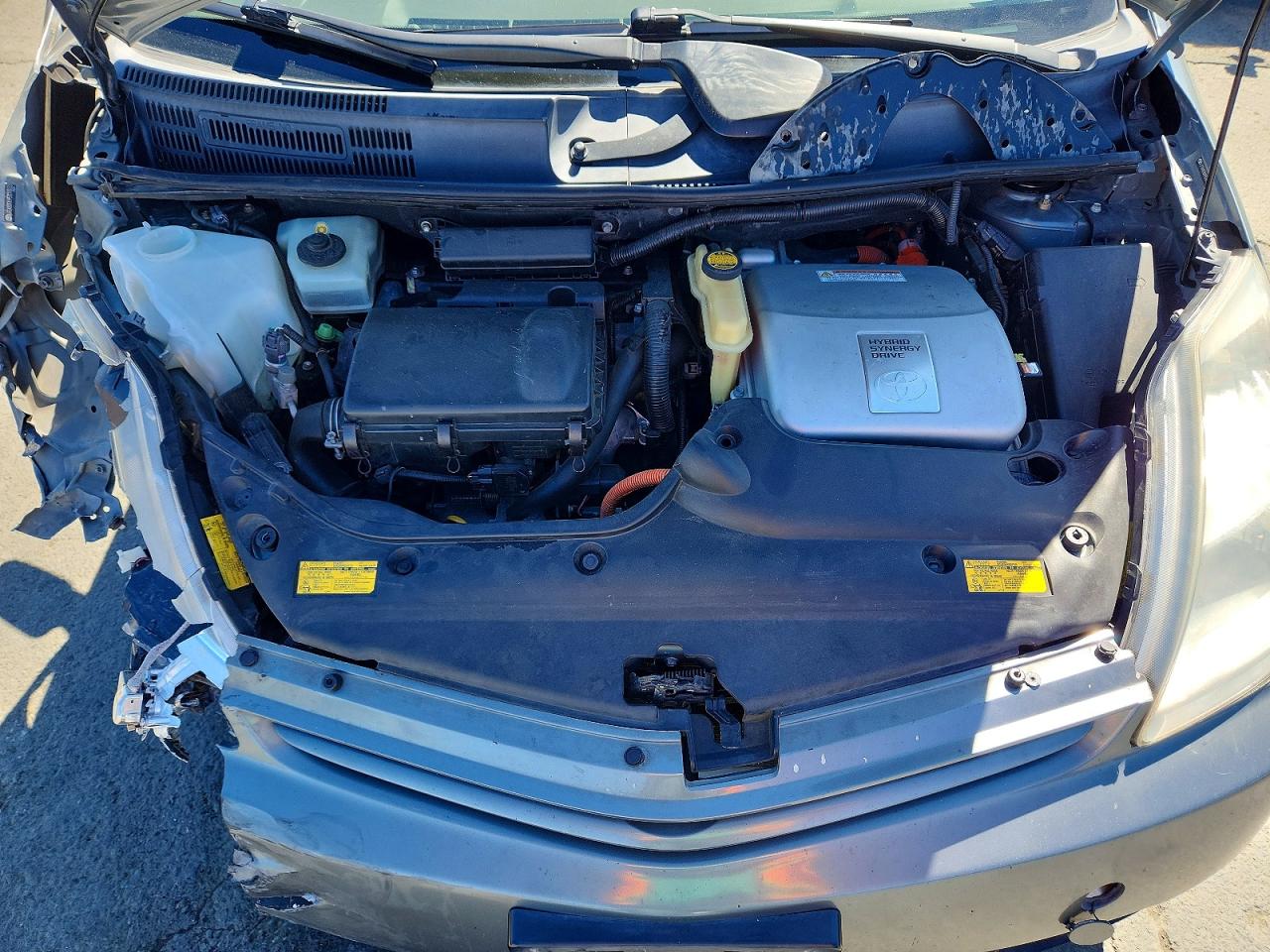2005 Toyota Prius Base Gray vin: JTDKB20U953098033