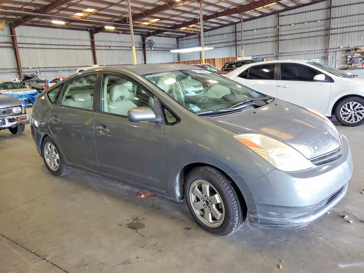 2005 Toyota Prius Base Gray vin: JTDKB20U953114943