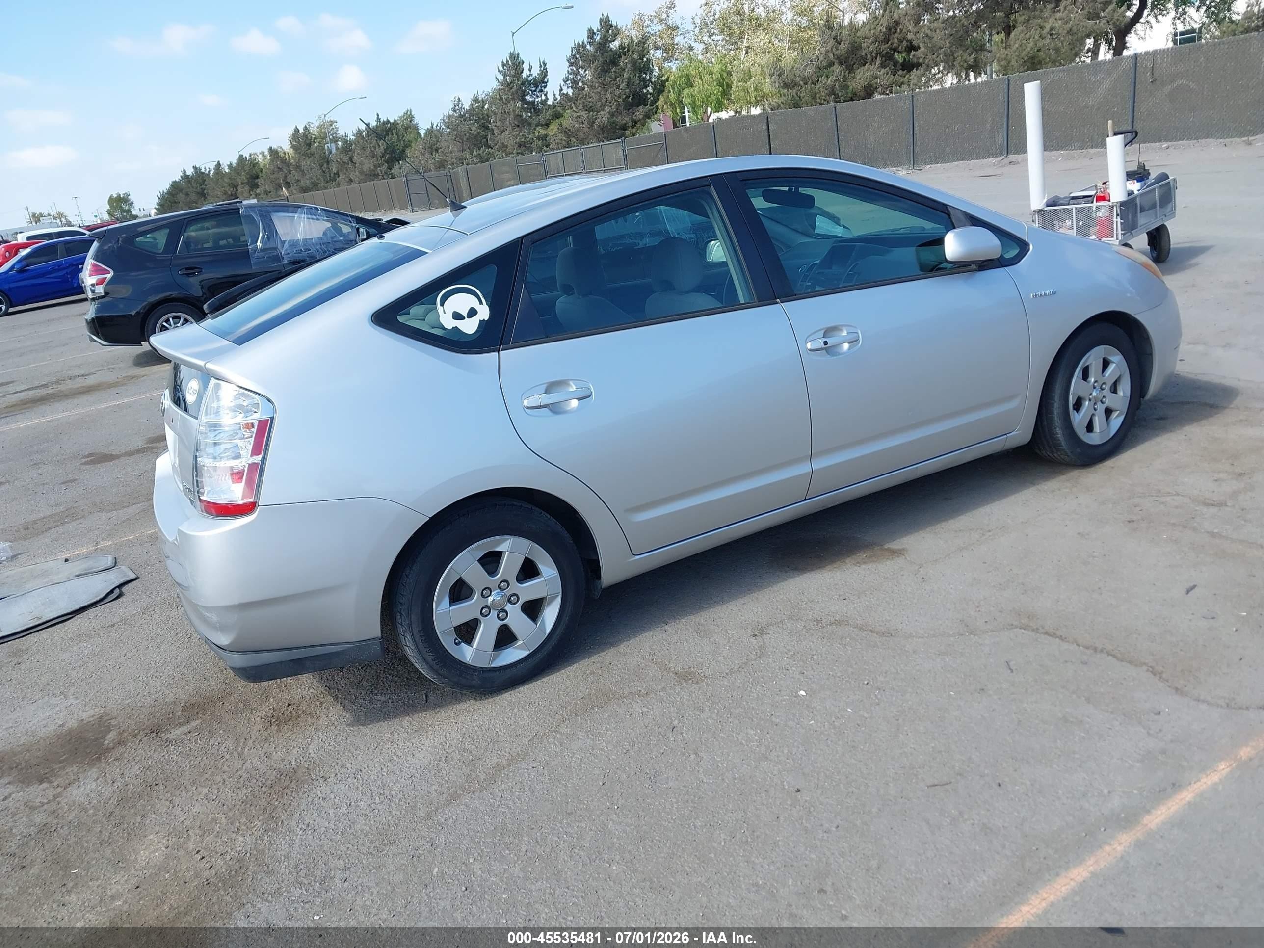2006 Toyota Prius   Gray vin: JTDKB20U963147295