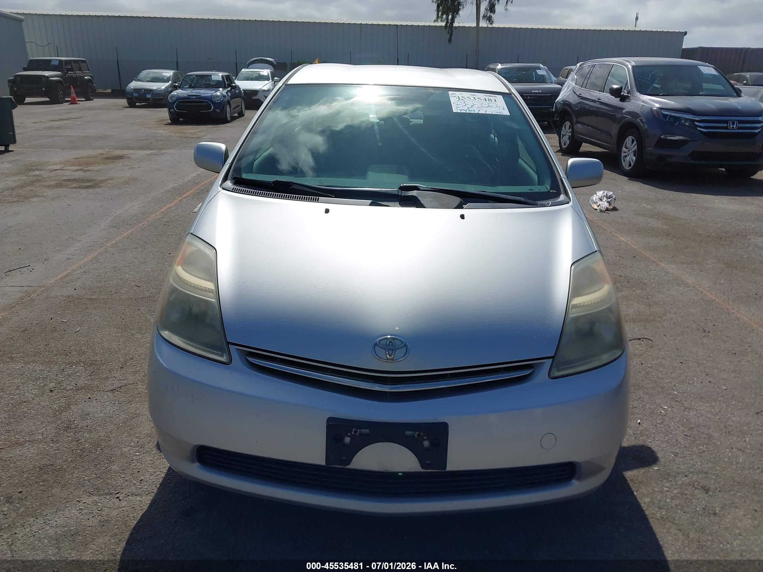 2006 Toyota Prius   Gray vin: JTDKB20U963147295
