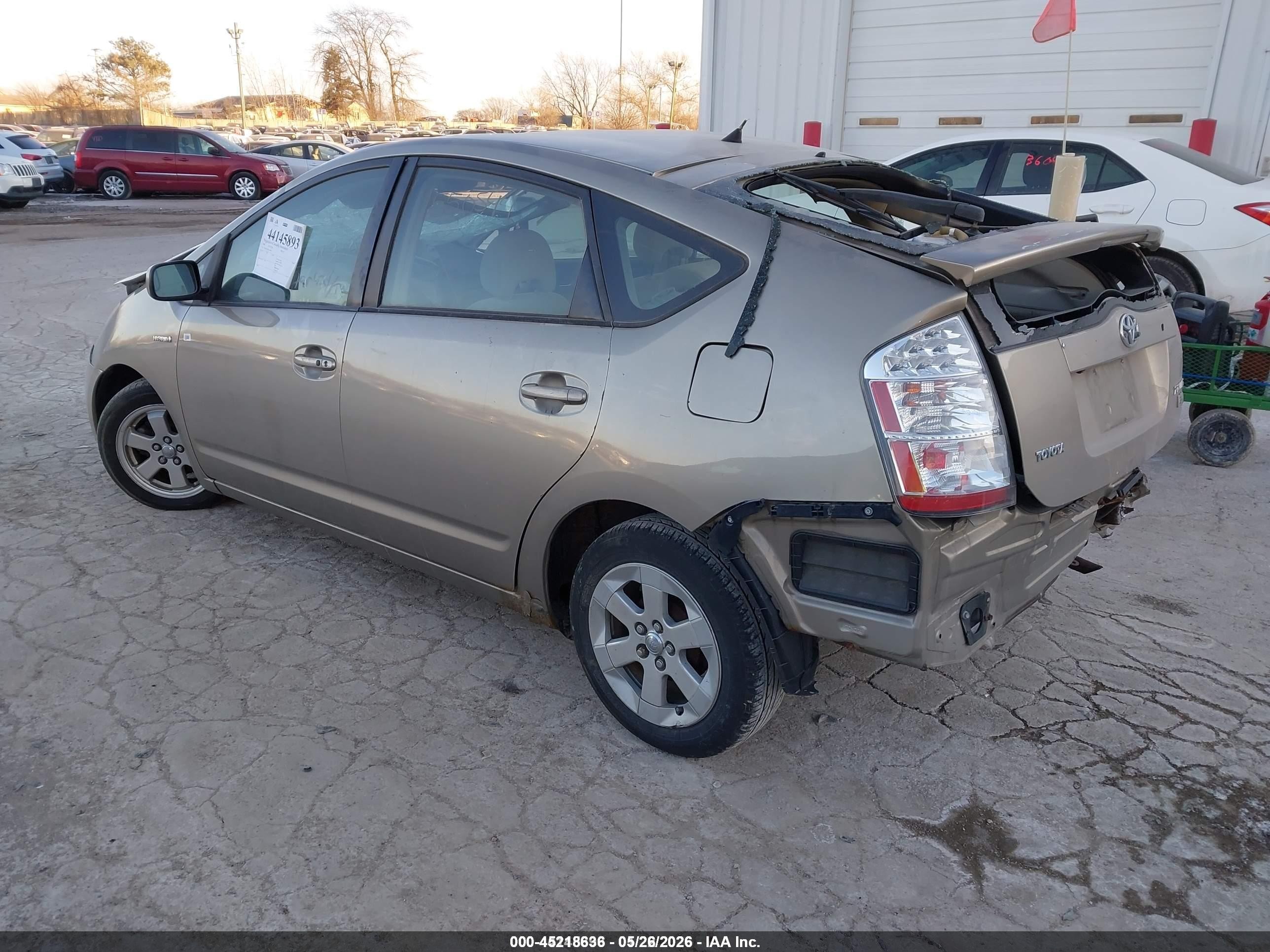 2006 Toyota Prius   Gold vin: JTDKB20U963148012