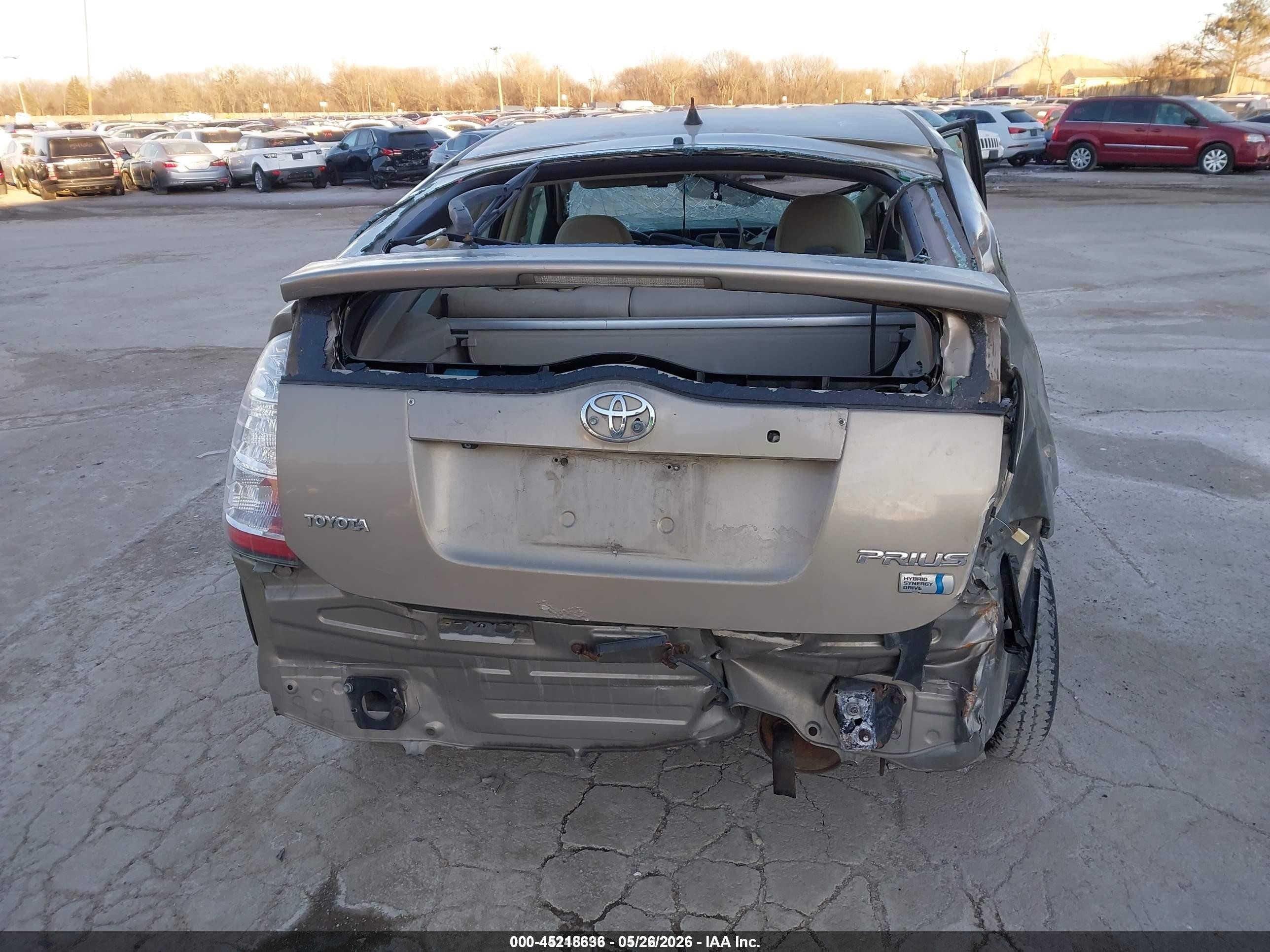 2006 Toyota Prius   Gold vin: JTDKB20U963148012