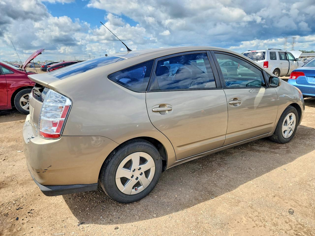 2006 Toyota Prius Base Beige vin: JTDKB20U963155459