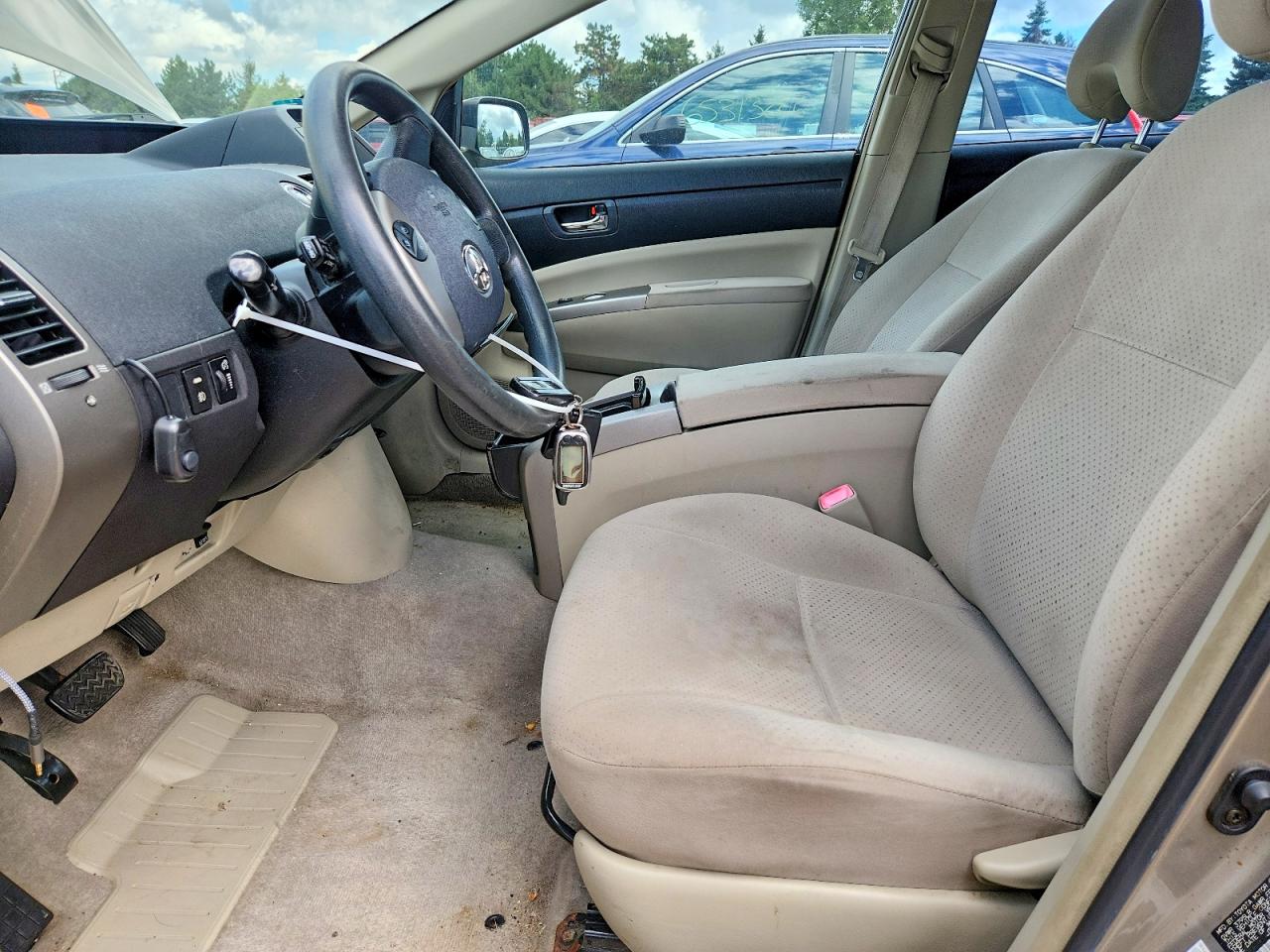 2006 Toyota Prius Base Beige vin: JTDKB20U963155459