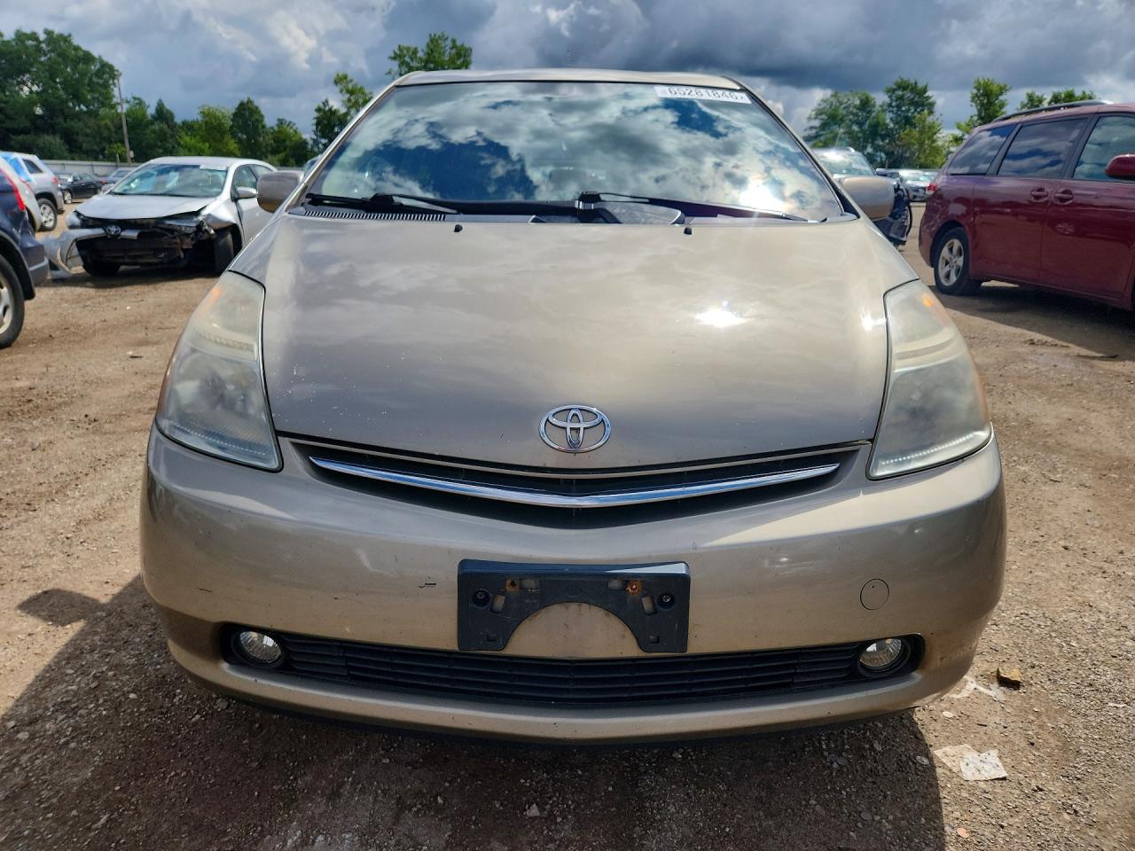 2006 Toyota Prius Base Beige vin: JTDKB20U963155459