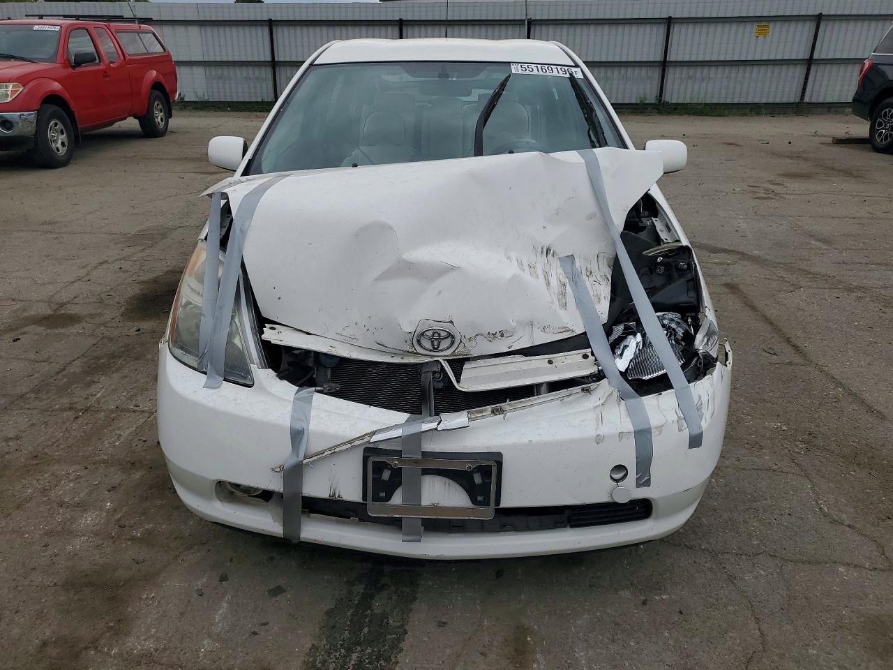 2006 Toyota Prius Base White vin: JTDKB20U963158376