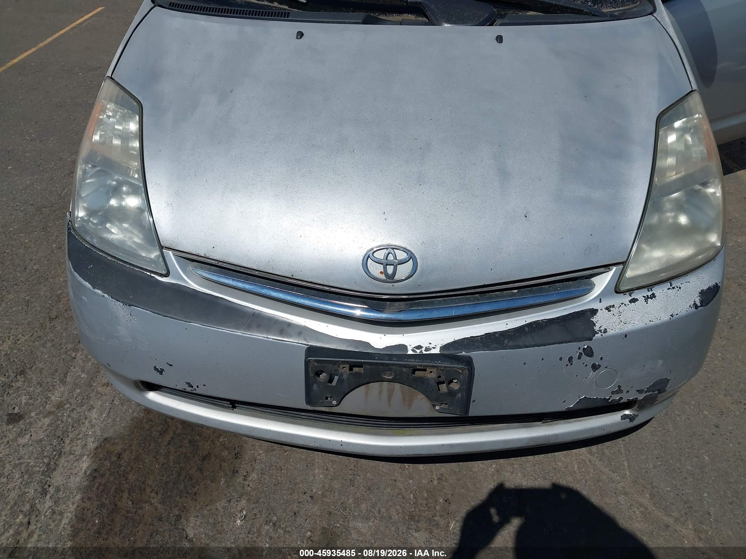 2006 Toyota Prius   Silver vin: JTDKB20U963172892