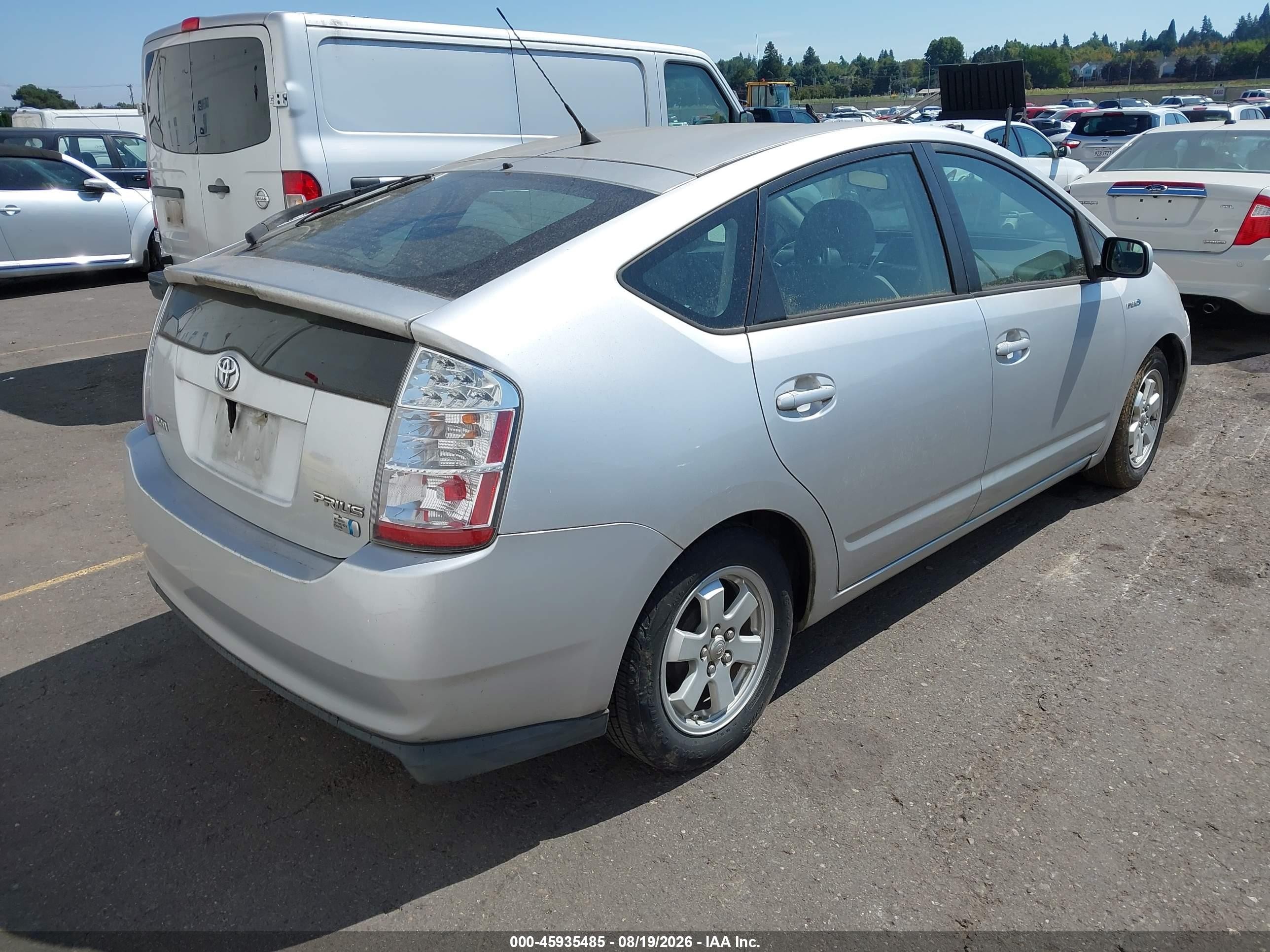 2006 Toyota Prius   Silver vin: JTDKB20U963172892