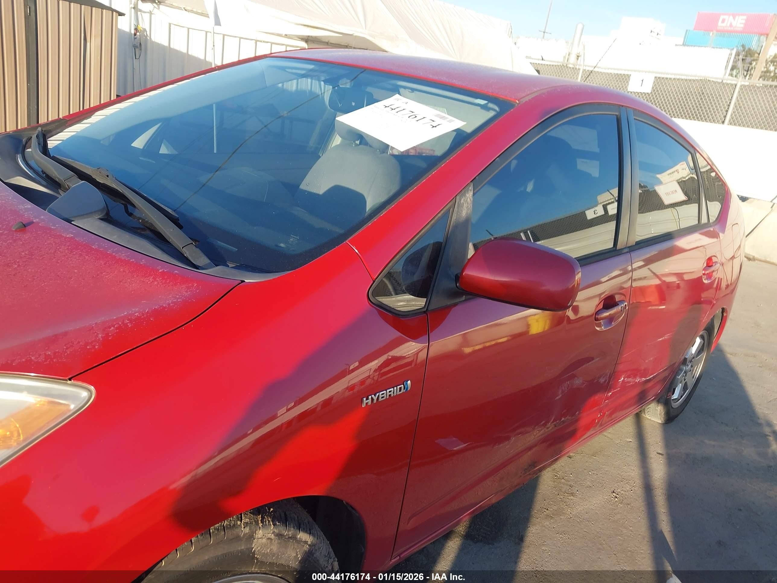 2006 Toyota Prius   Красный vin: JTDKB20U963185819