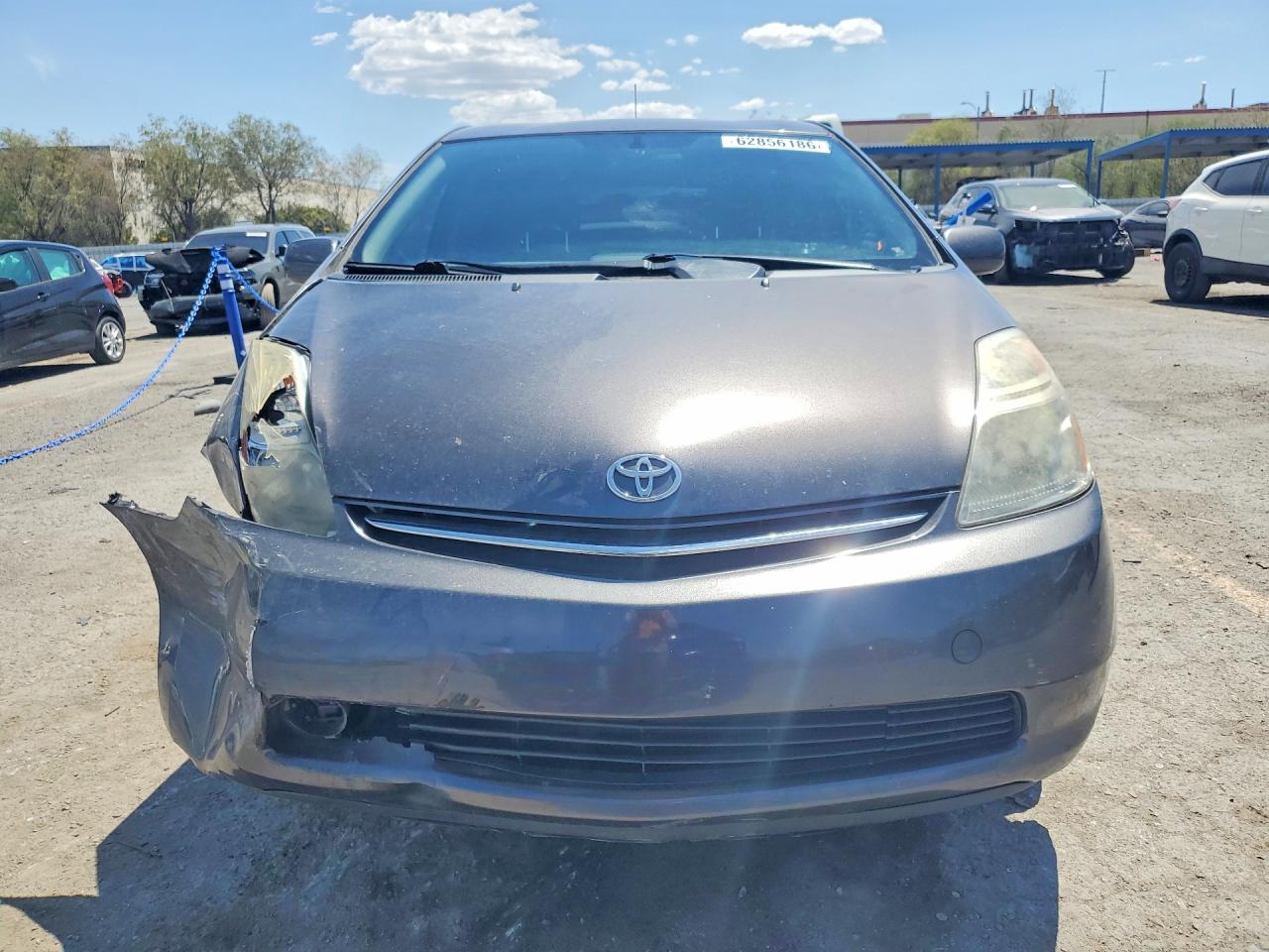 2006 Toyota Prius Base Gray vin: JTDKB20U963186484