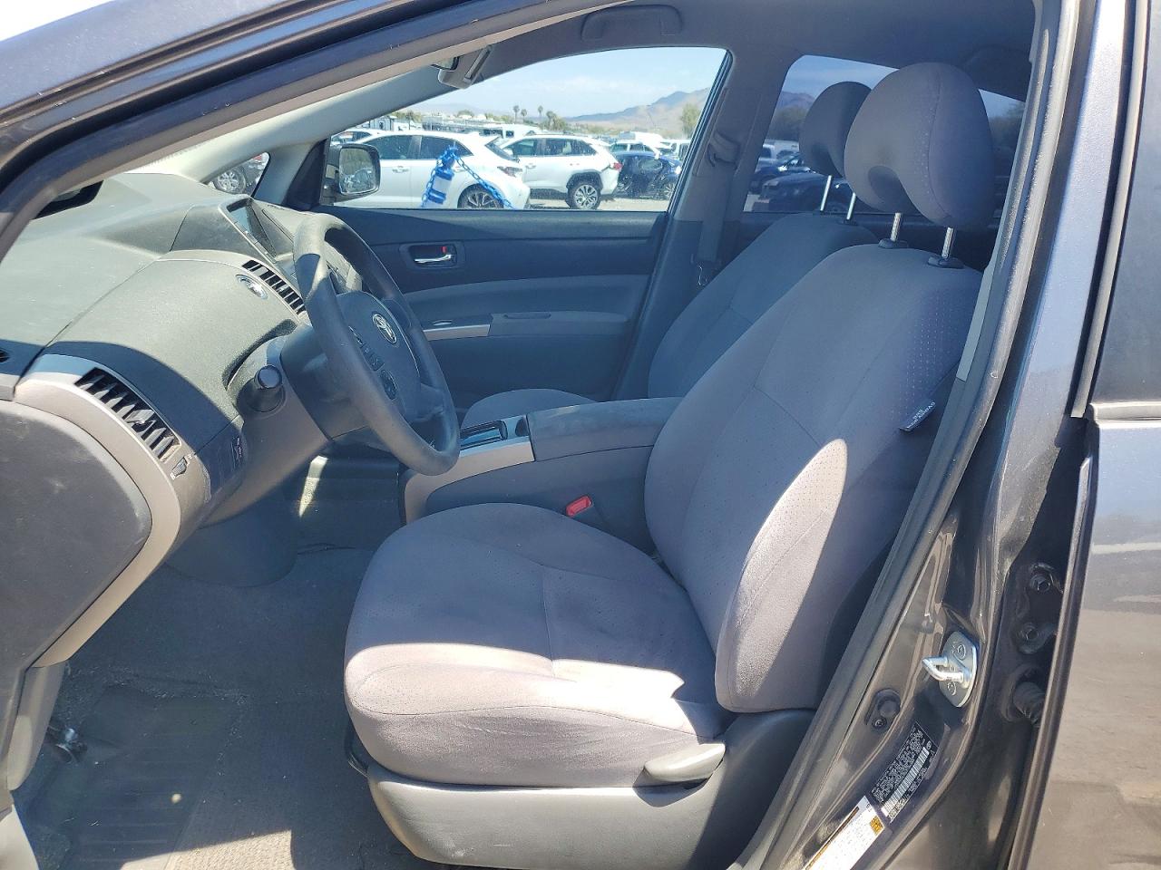2006 Toyota Prius Base Gray vin: JTDKB20U963186484