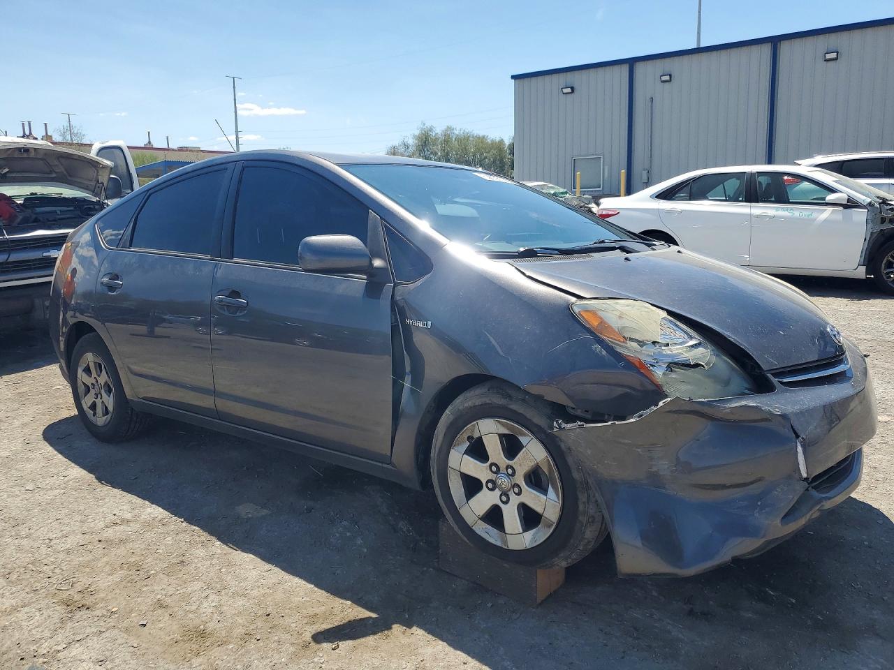 2006 Toyota Prius Base Gray vin: JTDKB20U963186484