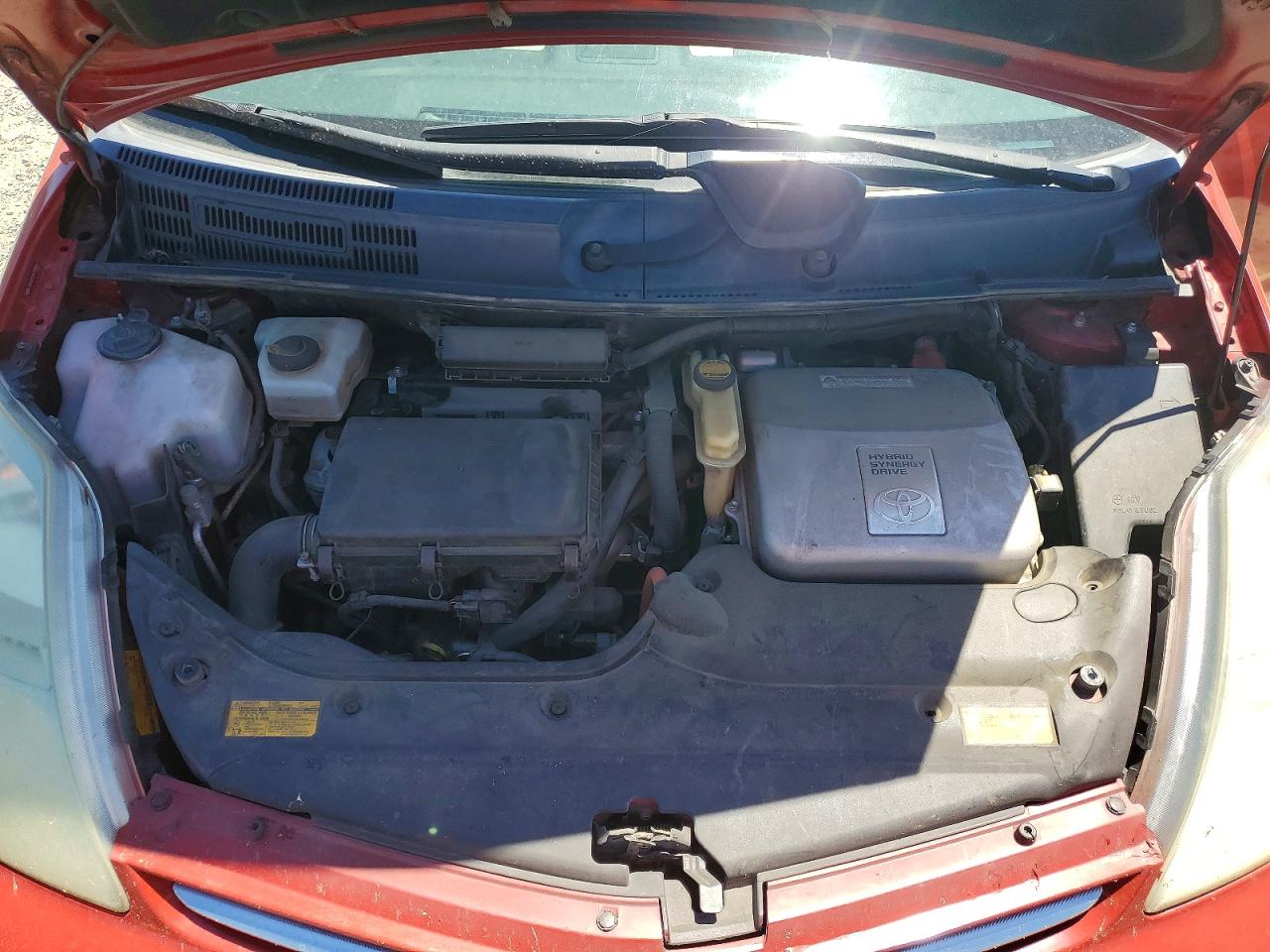 2006 Toyota Prius Base Red vin: JTDKB20U967058061