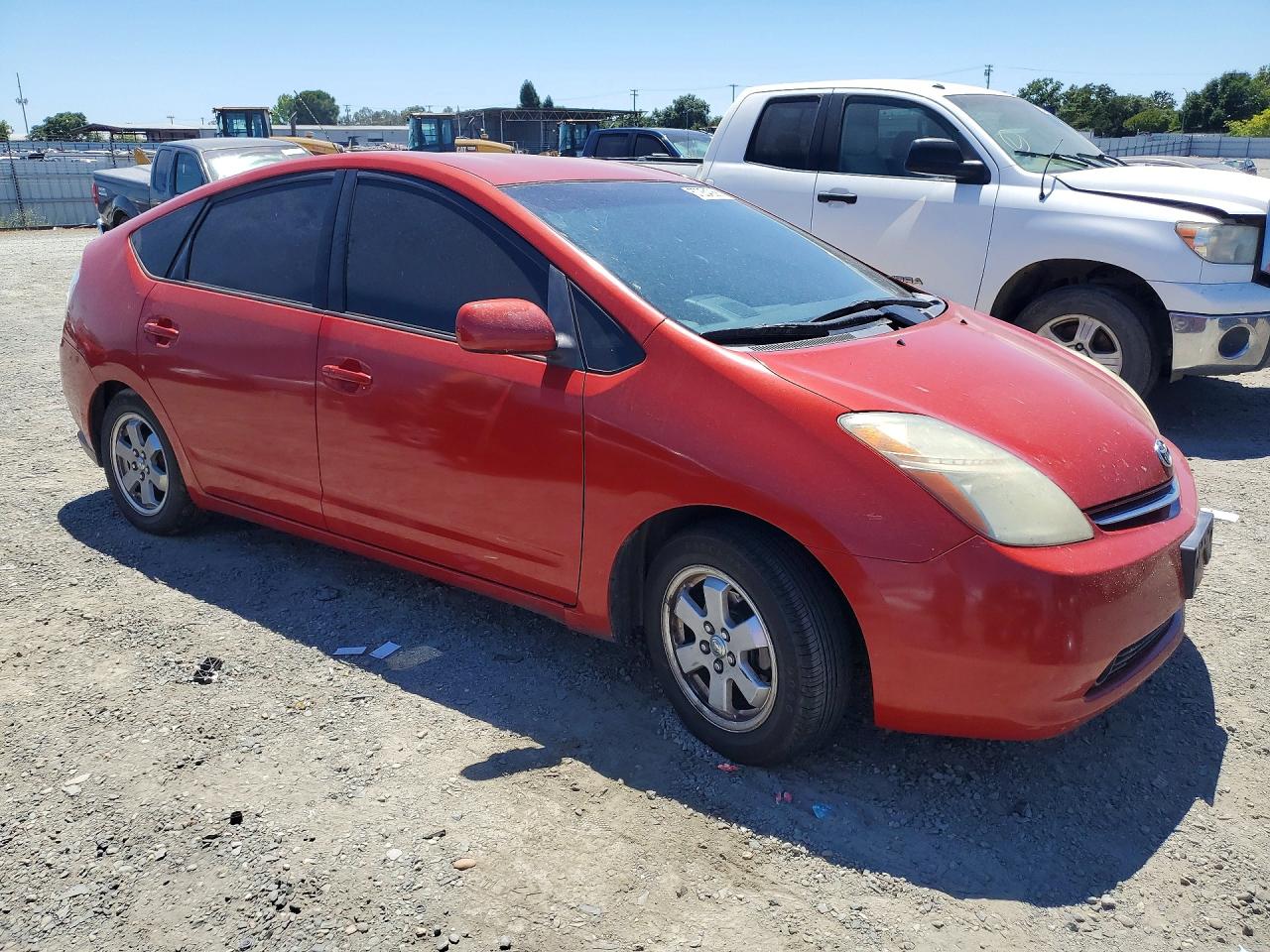 2006 Toyota Prius Base Red vin: JTDKB20U967058061