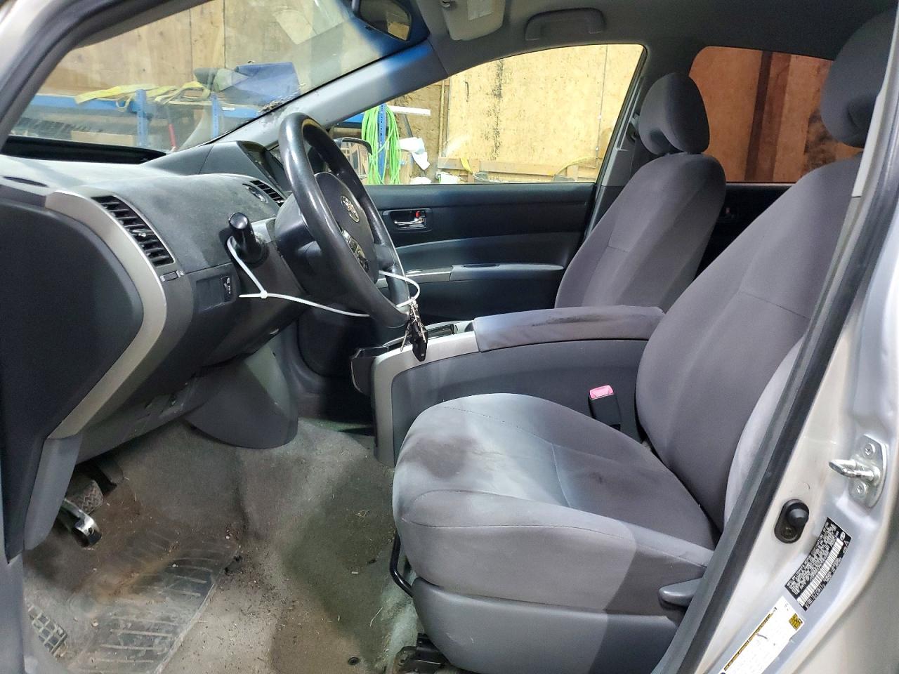 2006 Toyota Prius Base Gray vin: JTDKB20U967069285