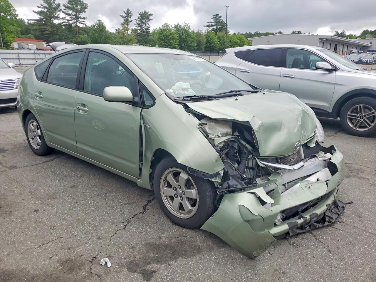 2006 Toyota Prius Base Зеленый vin: JTDKB20U967504838