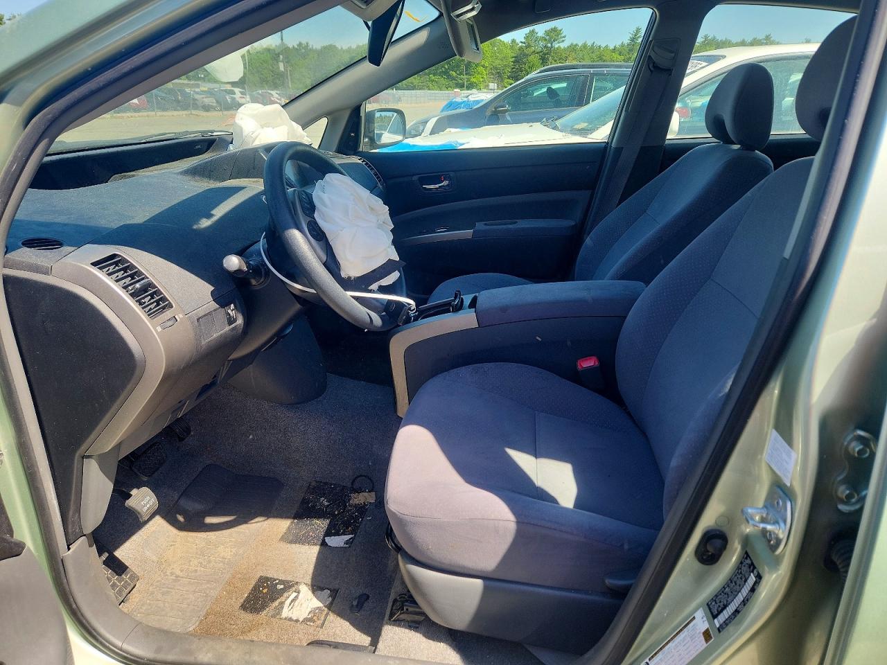2006 Toyota Prius Base Зеленый vin: JTDKB20U967504838