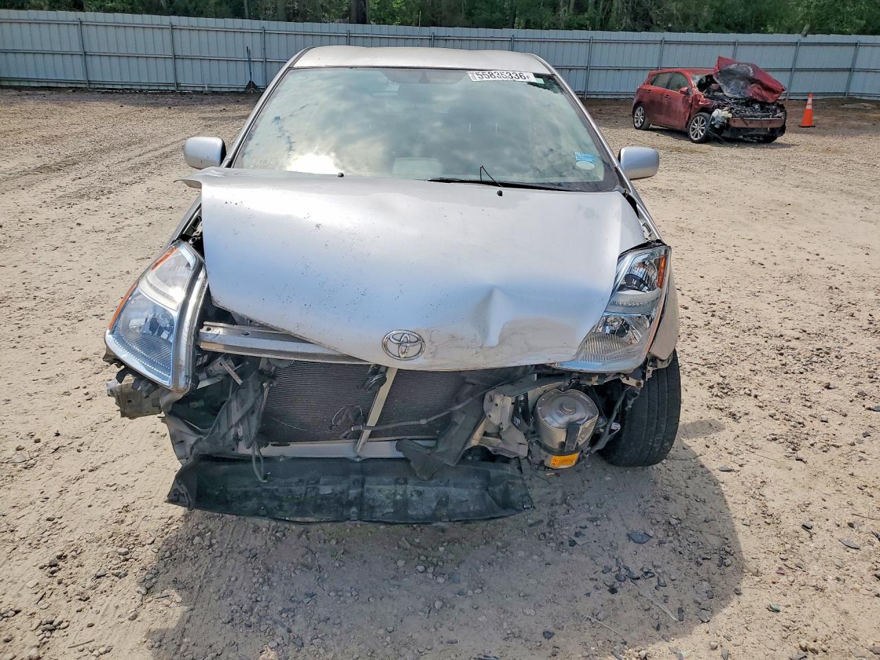 2006 Toyota Prius Base Silver vin: JTDKB20U967525172