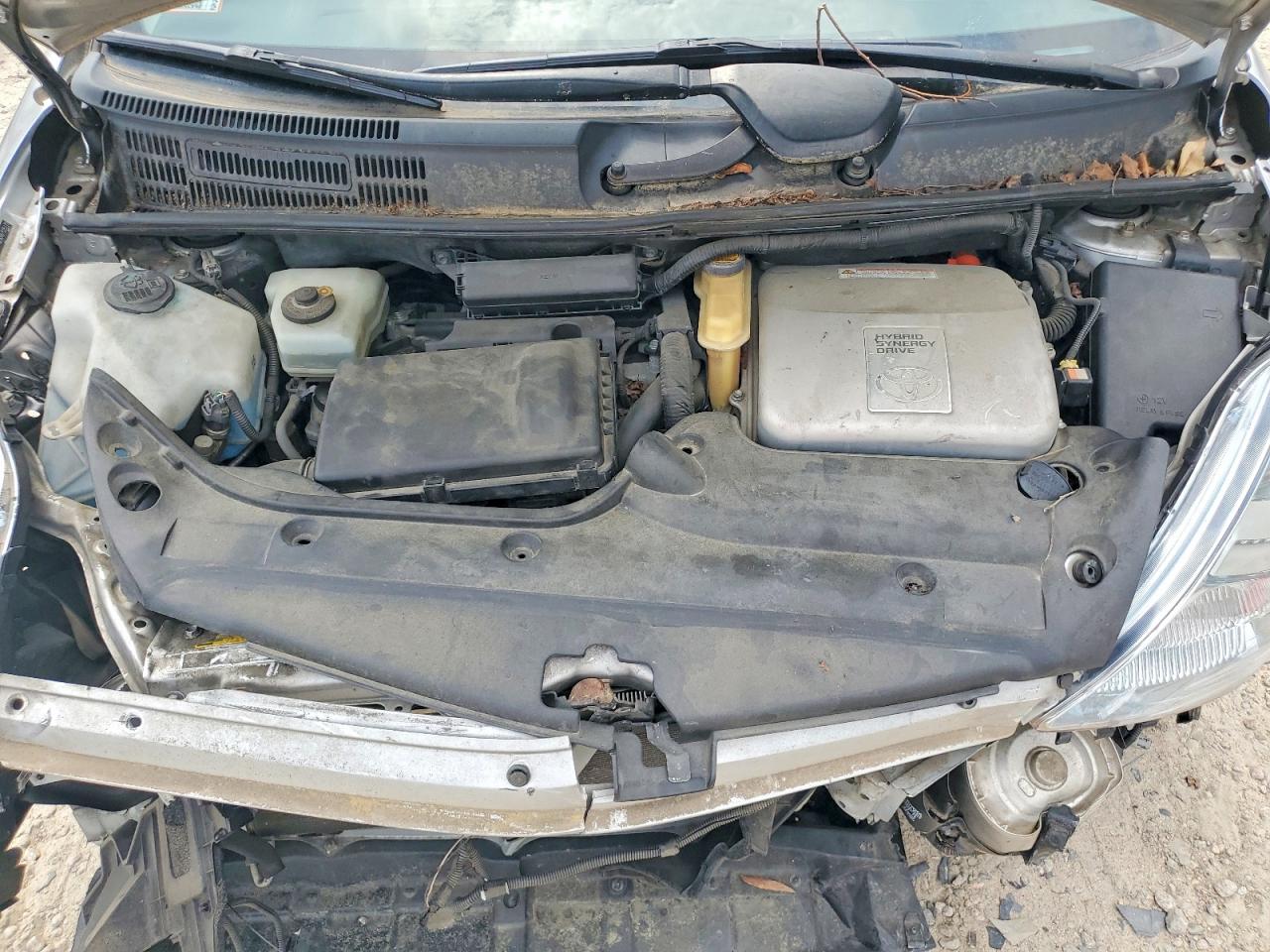 2006 Toyota Prius Base Silver vin: JTDKB20U967525172