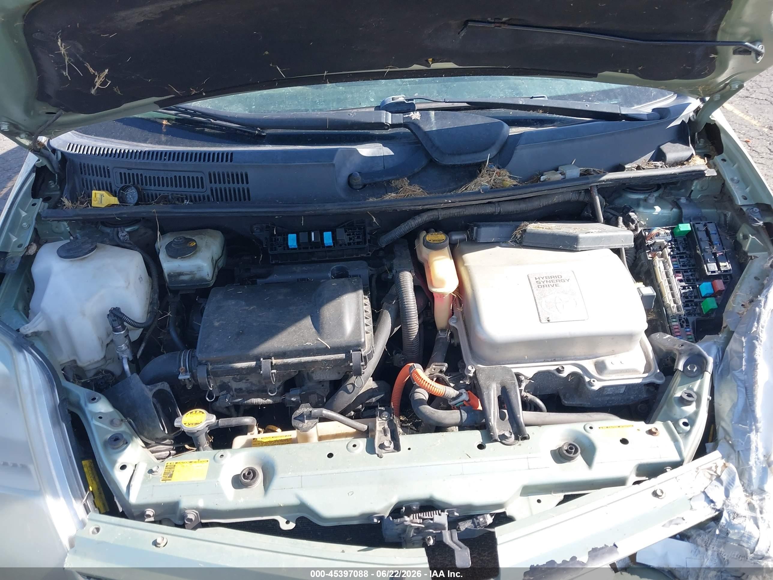 2006 Toyota Prius   Green vin: JTDKB20U967533336
