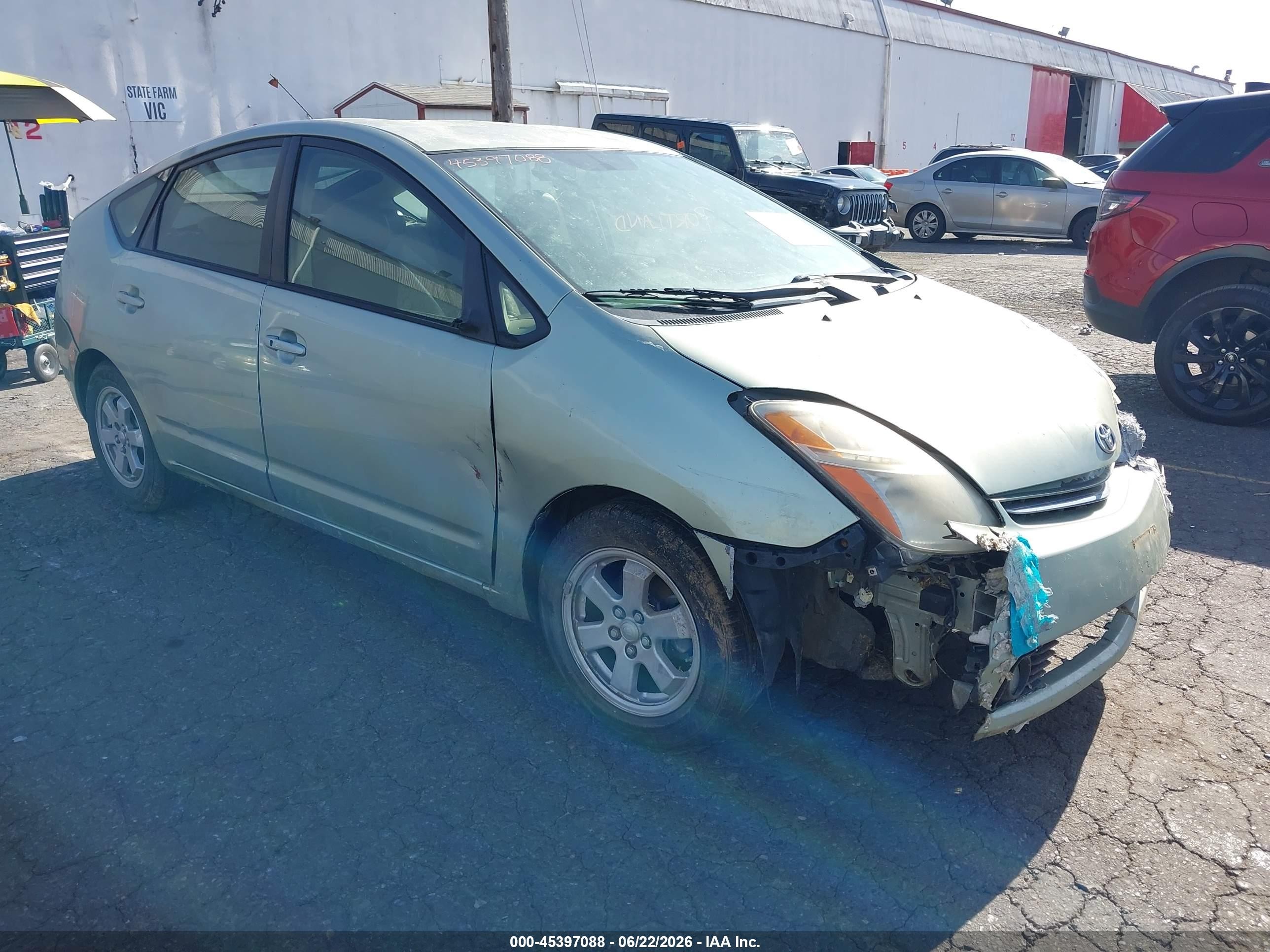 2006 Toyota Prius   Green vin: JTDKB20U967533336