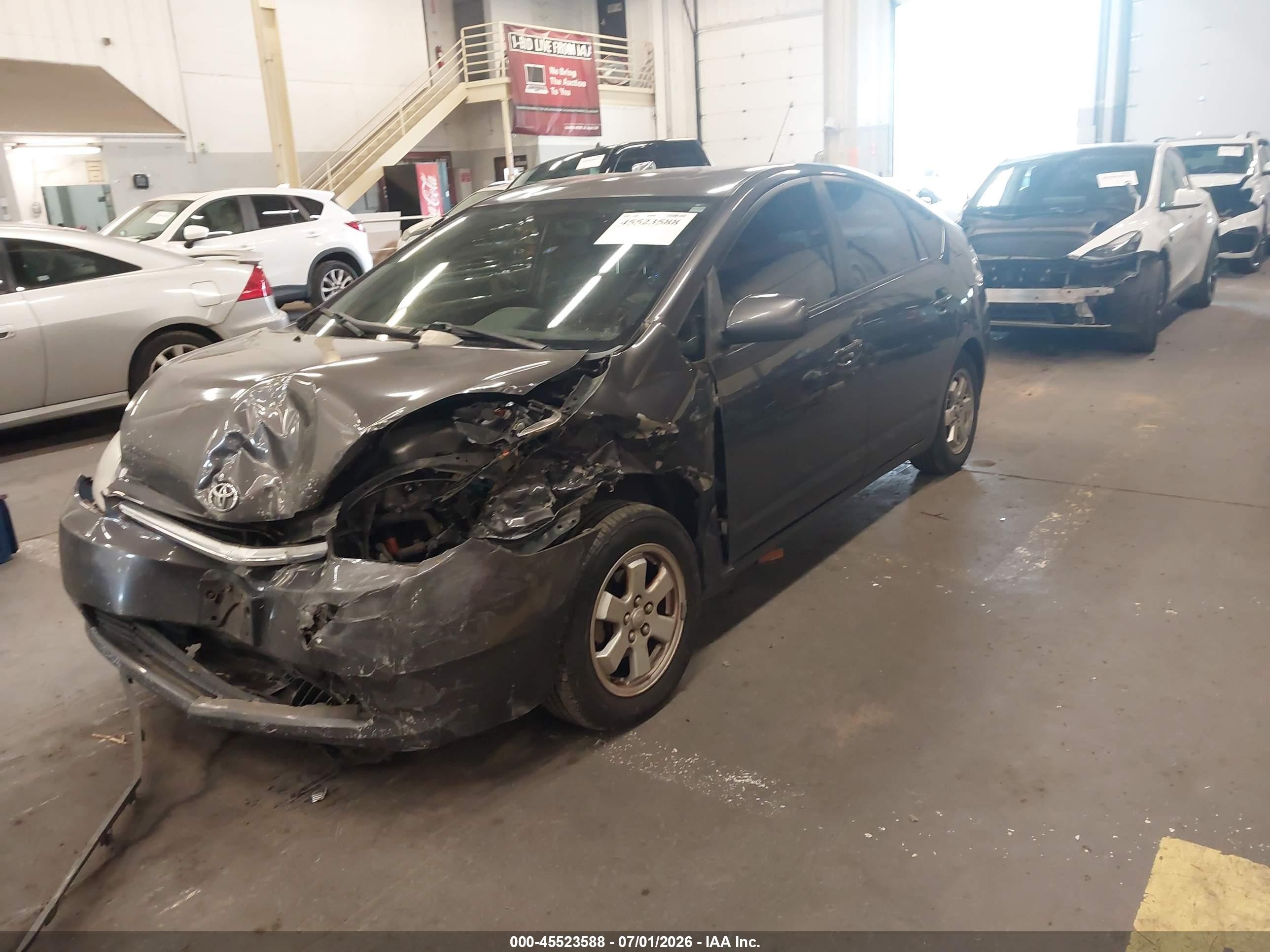 2007 Toyota Prius   Gray vin: JTDKB20U973206444