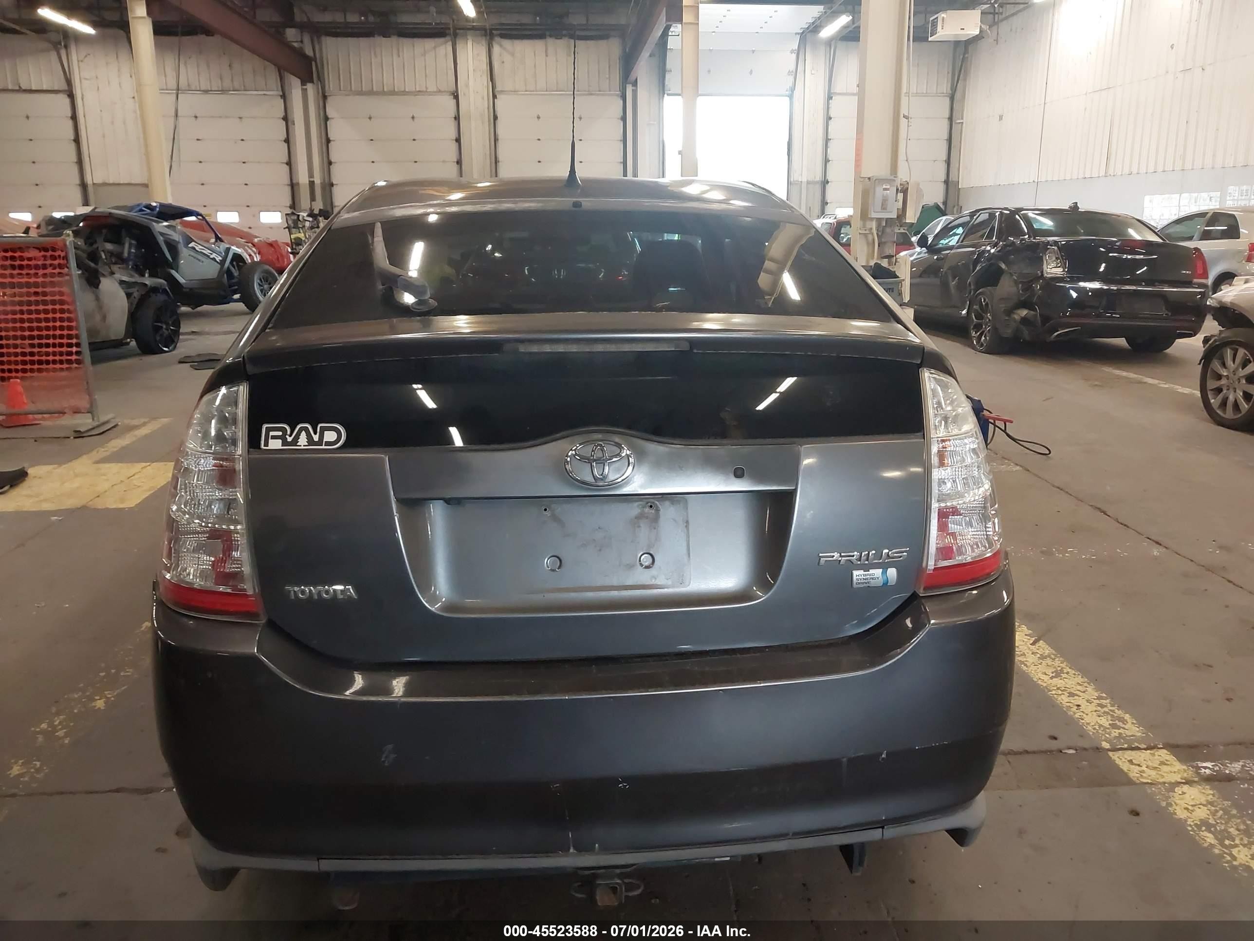 2007 Toyota Prius   Gray vin: JTDKB20U973206444