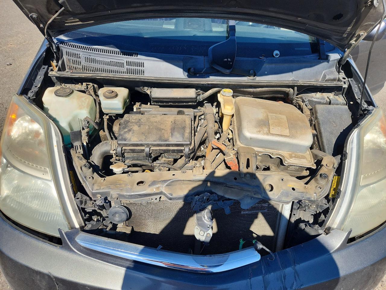 2007 Toyota Prius Base Серый vin: JTDKB20U973222885