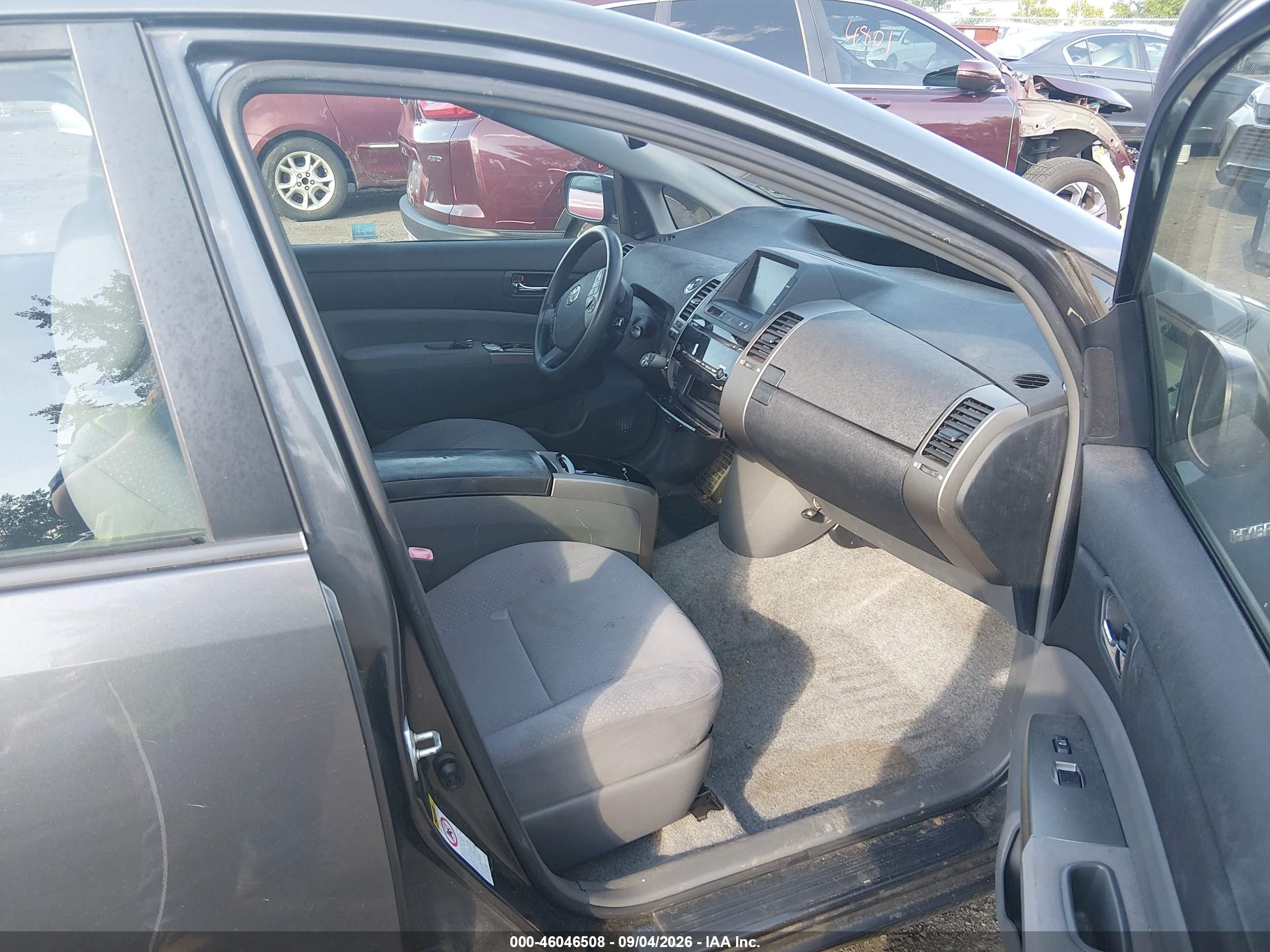 2007 Toyota Prius   Gray vin: JTDKB20U973228895