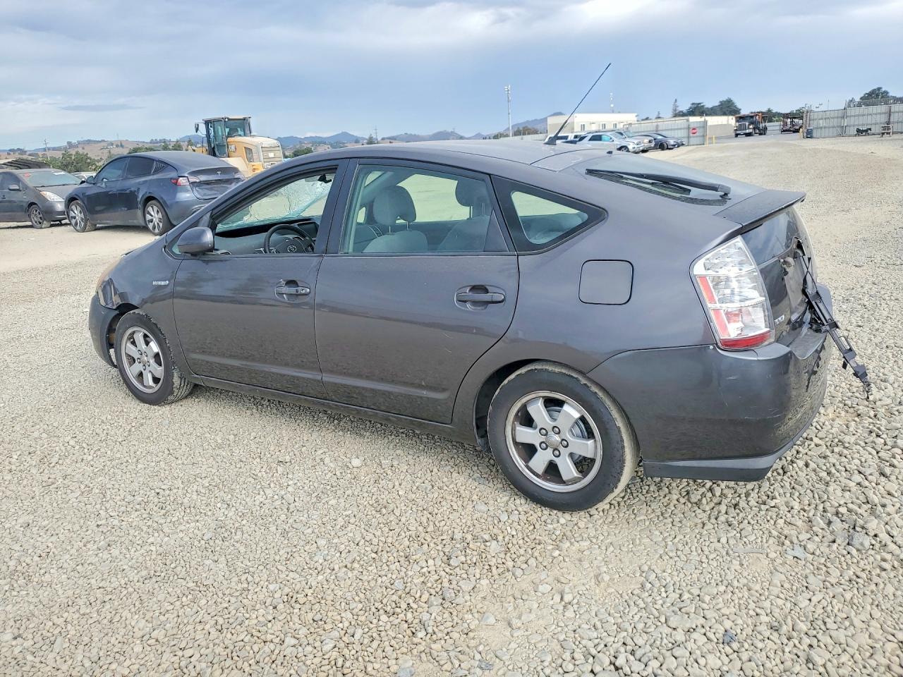2007 Toyota Prius Base Gray vin: JTDKB20U973233191