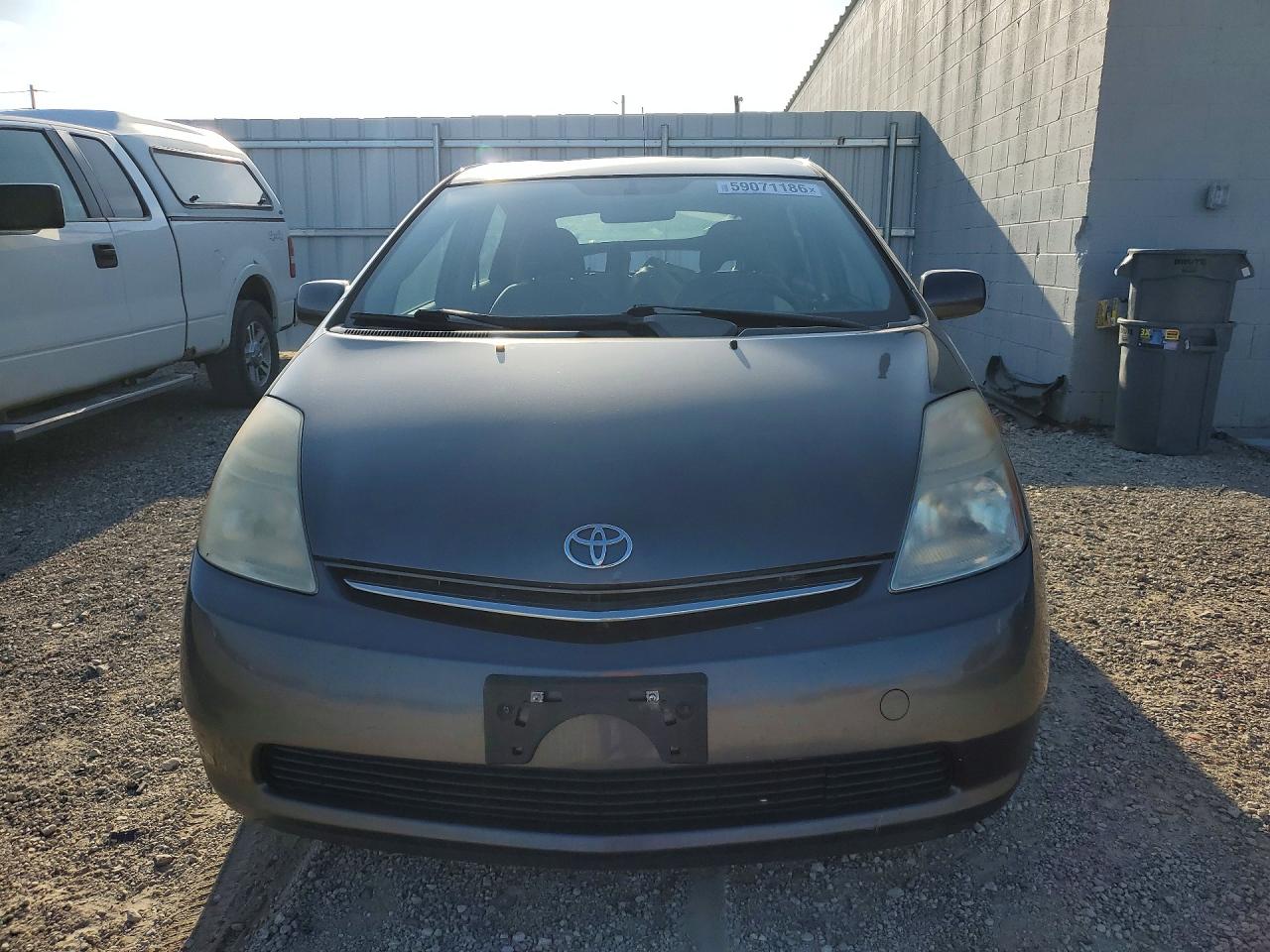 2007 Toyota Prius Base Gray vin: JTDKB20U973241324