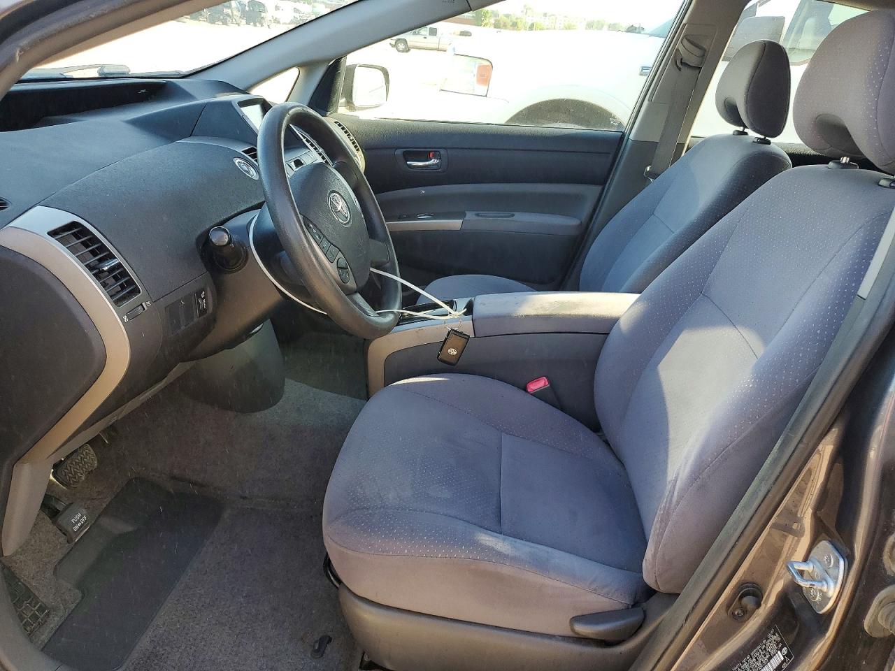 2007 Toyota Prius Base Gray vin: JTDKB20U973241324