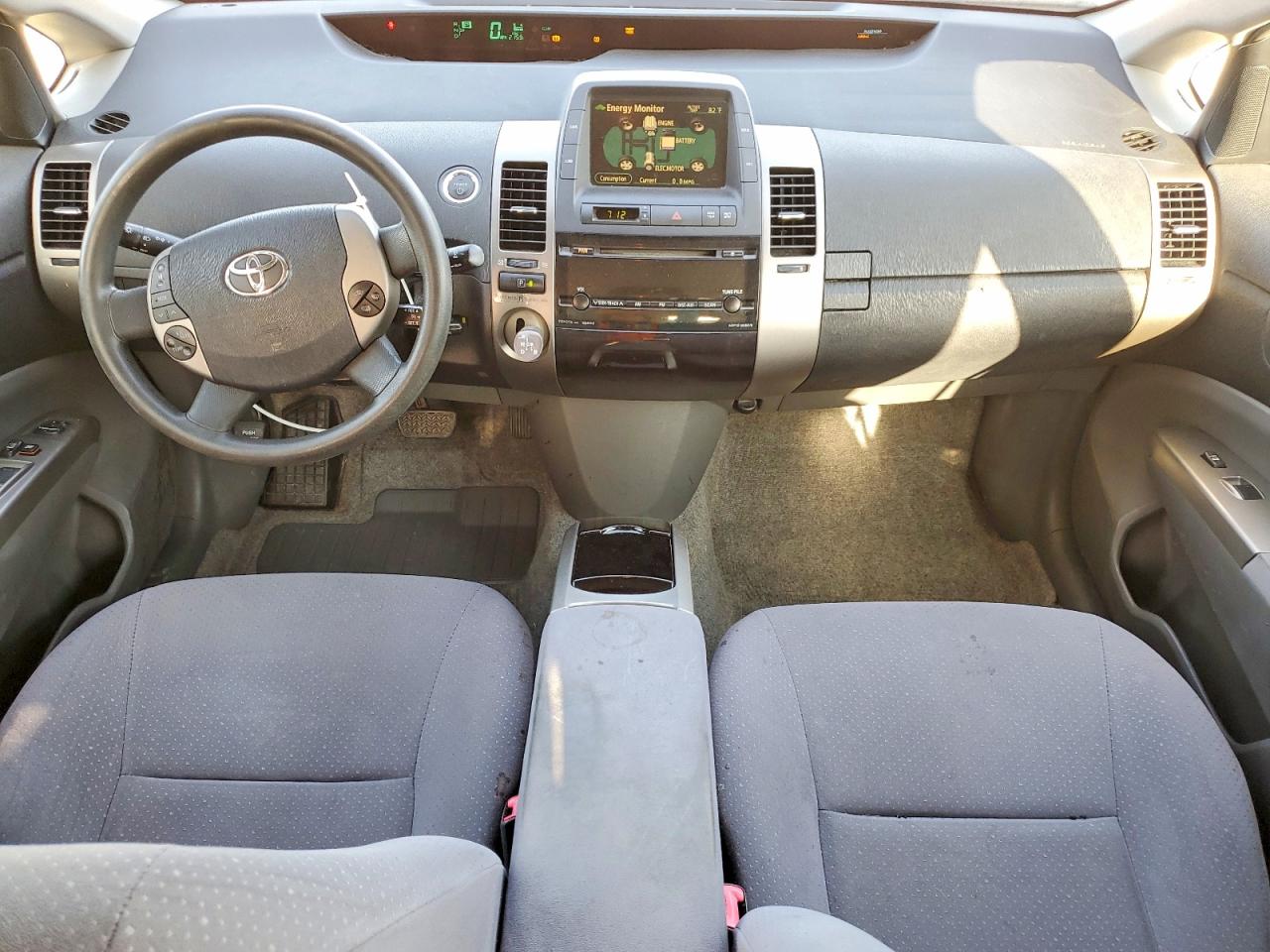 2007 Toyota Prius Base Gray vin: JTDKB20U973241324