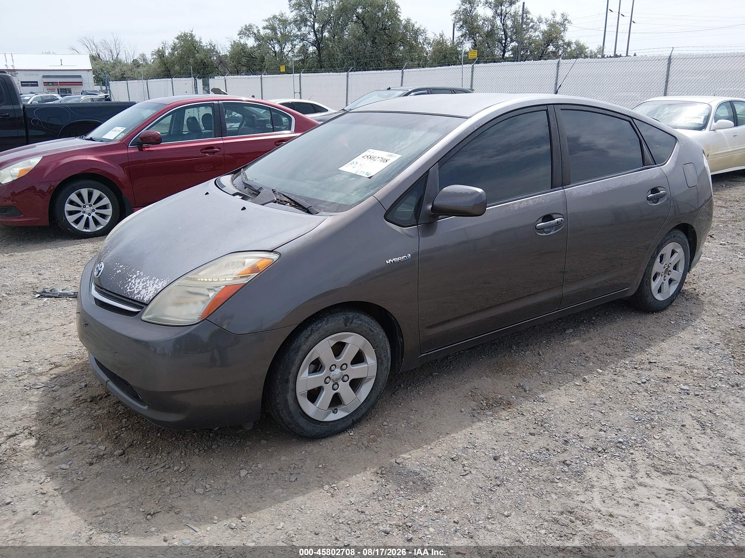 2007 Toyota Prius   Silver vin: JTDKB20U973245650
