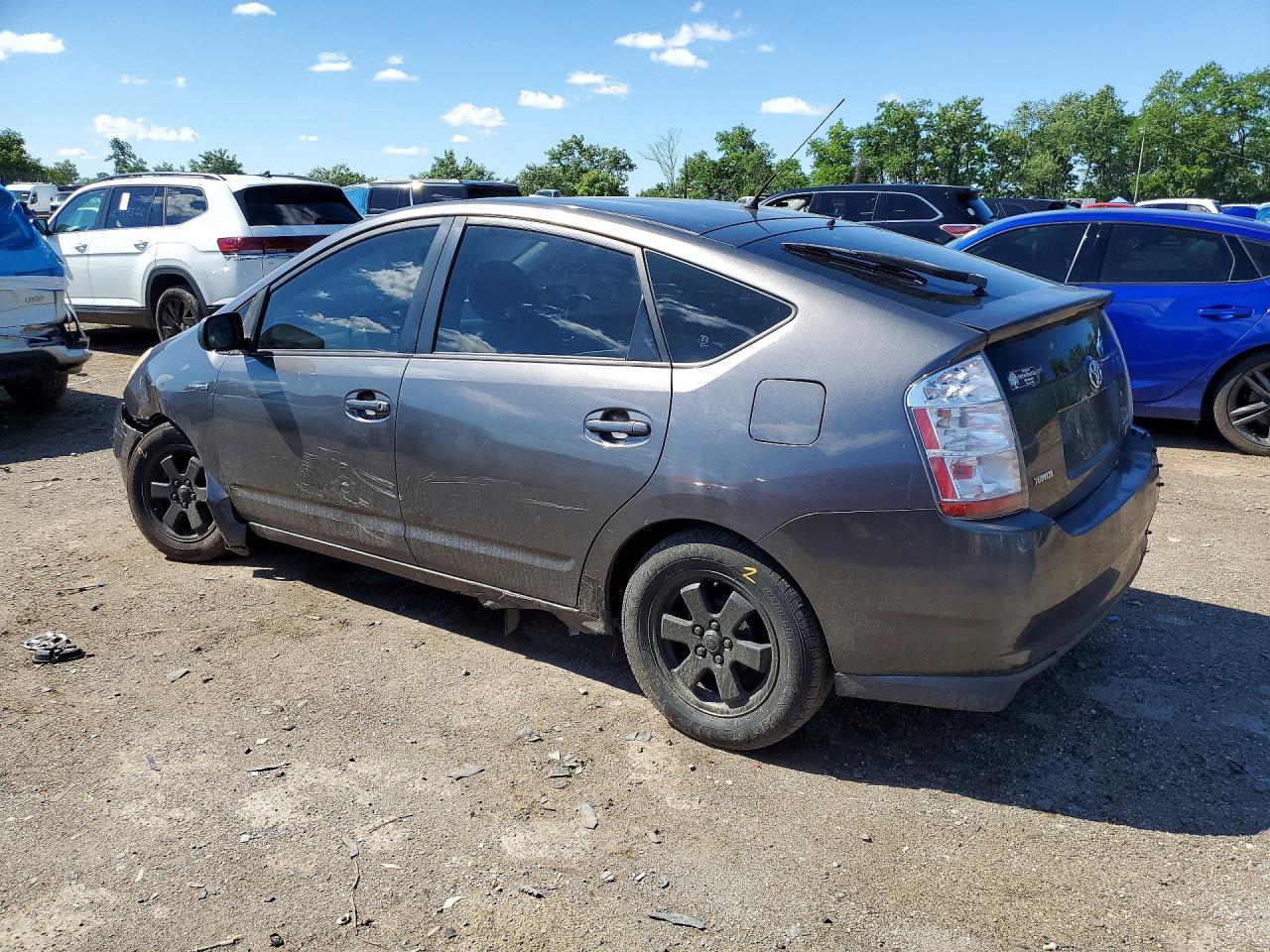2007 Toyota Prius Base Gray vin: JTDKB20U973248094