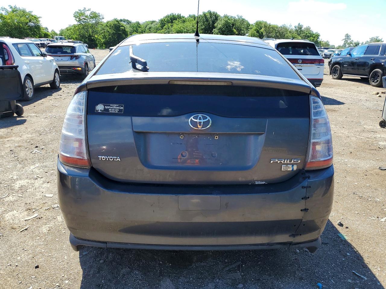 2007 Toyota Prius Base Gray vin: JTDKB20U973248094