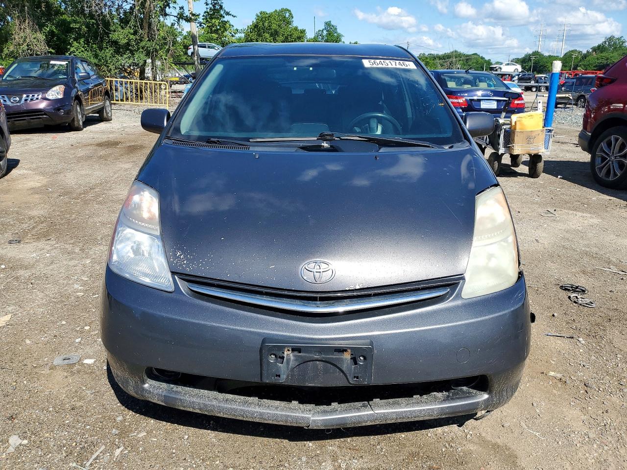 2007 Toyota Prius Base Gray vin: JTDKB20U973248094