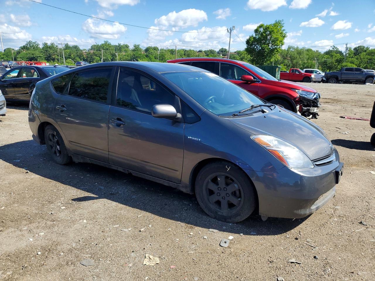 2007 Toyota Prius Base Gray vin: JTDKB20U973248094