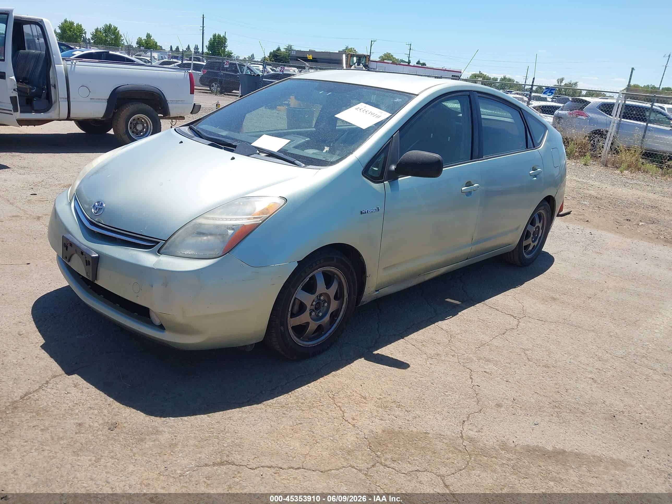 2007 Toyota Prius Touring Green vin: JTDKB20U973281564