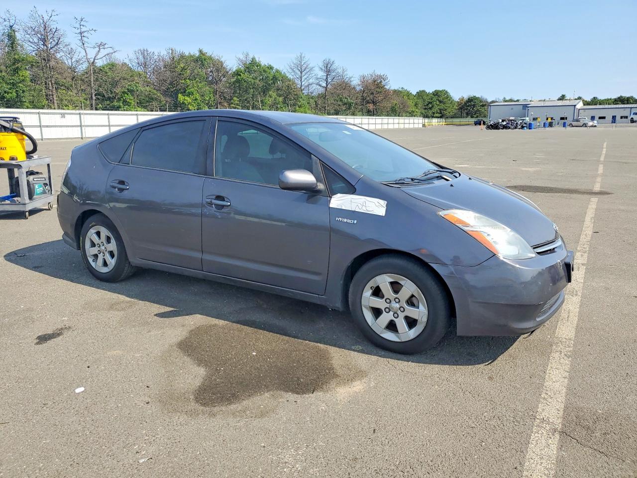 2007 Toyota Prius Base Gray vin: JTDKB20U973295061
