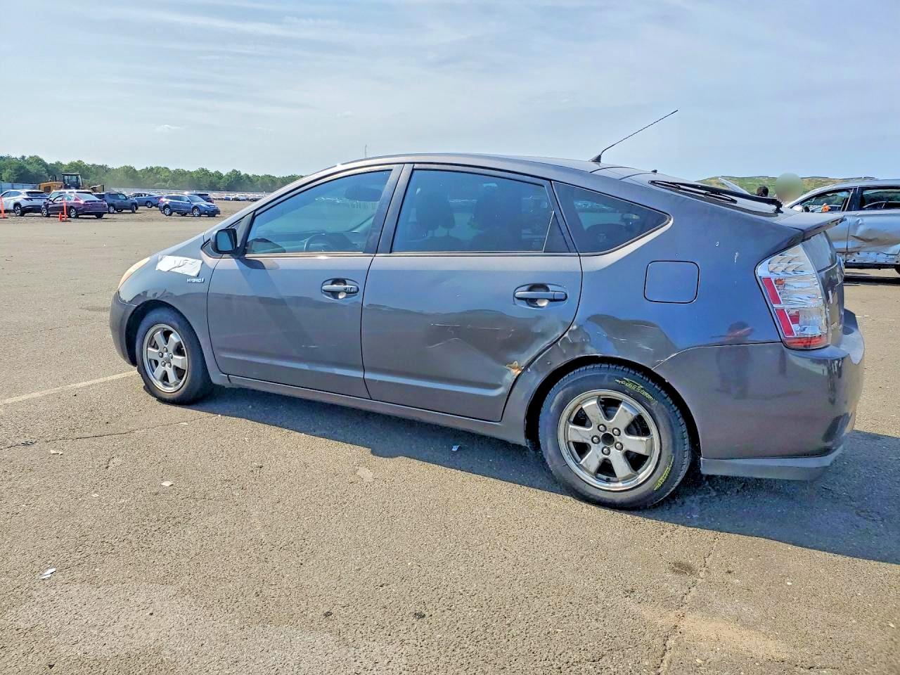 2007 Toyota Prius Base Gray vin: JTDKB20U973295061