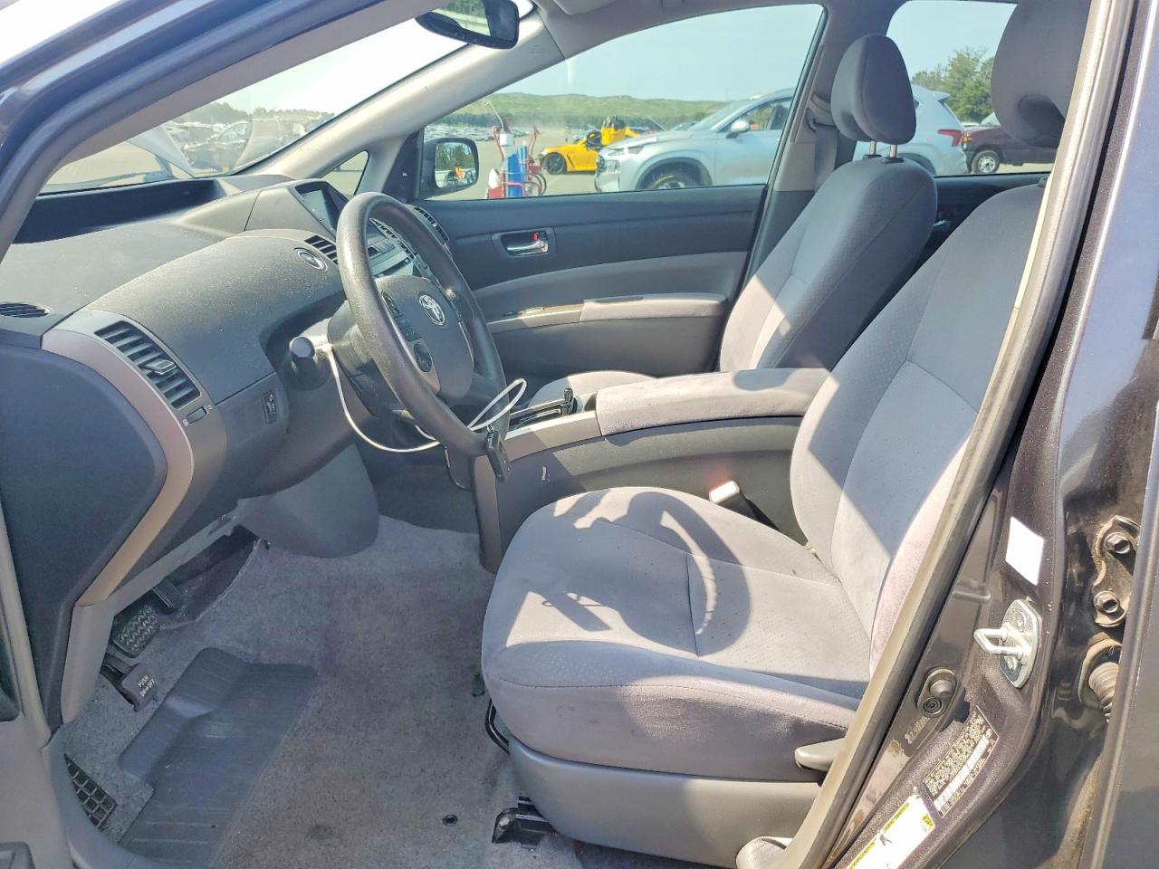 2007 Toyota Prius Base Gray vin: JTDKB20U973295061