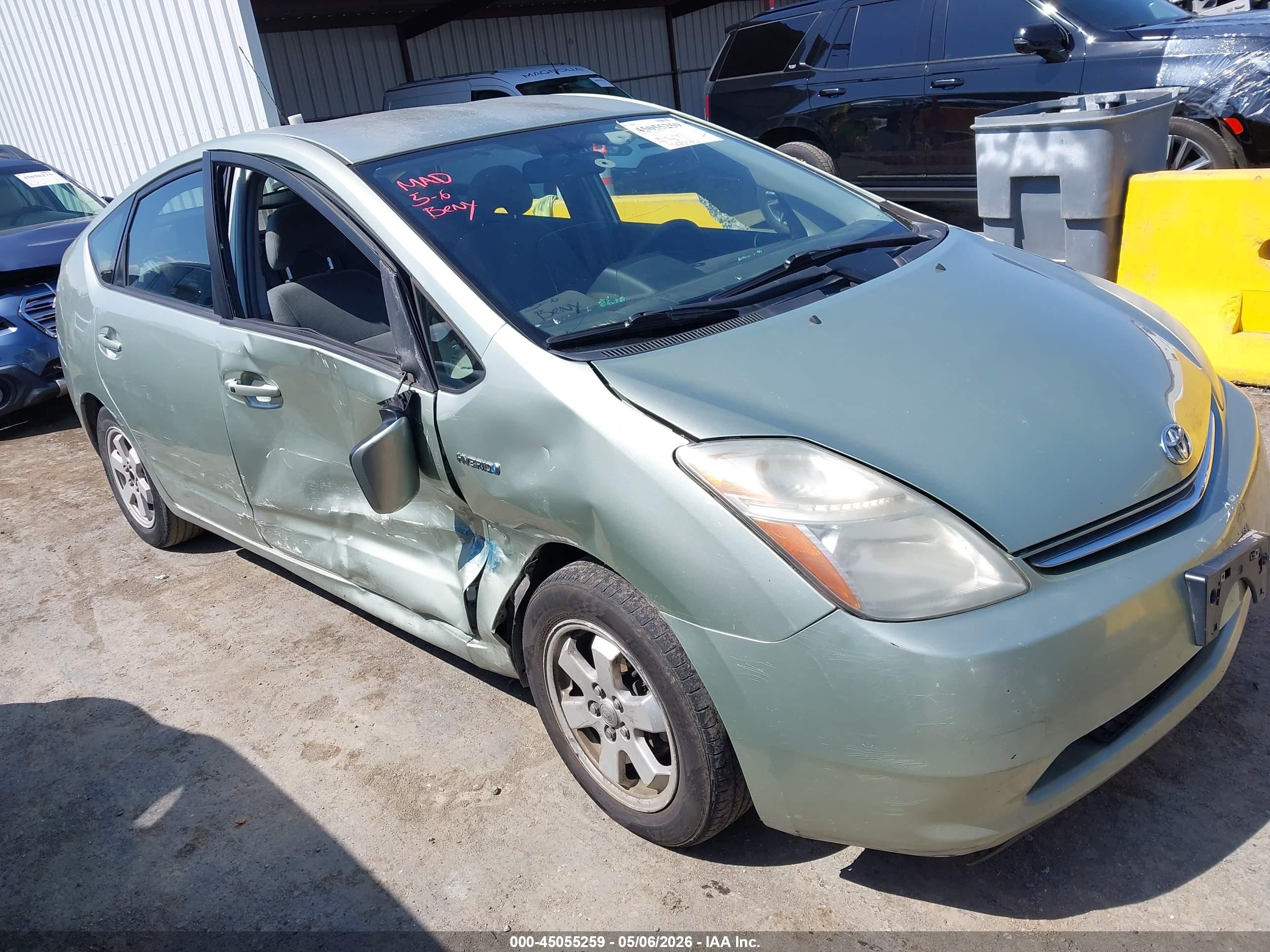 2007 Toyota Prius   Green vin: JTDKB20U973295612