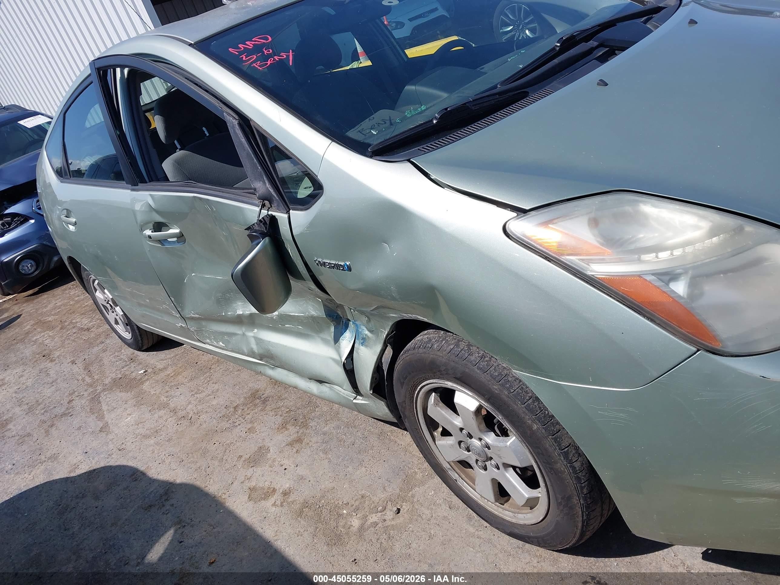 2007 Toyota Prius   Green vin: JTDKB20U973295612