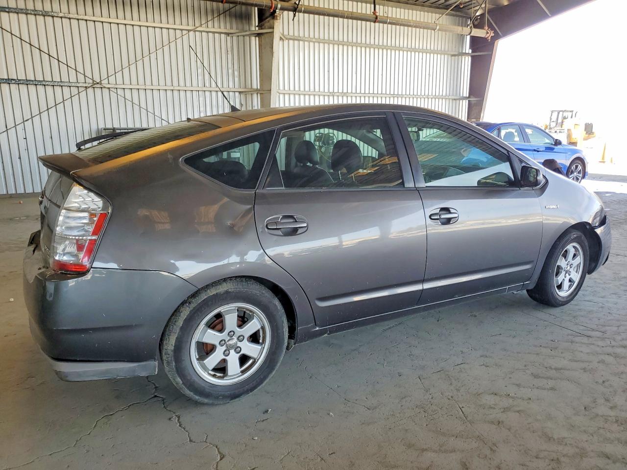 2007 Toyota Prius Base Gray vin: JTDKB20U973296100
