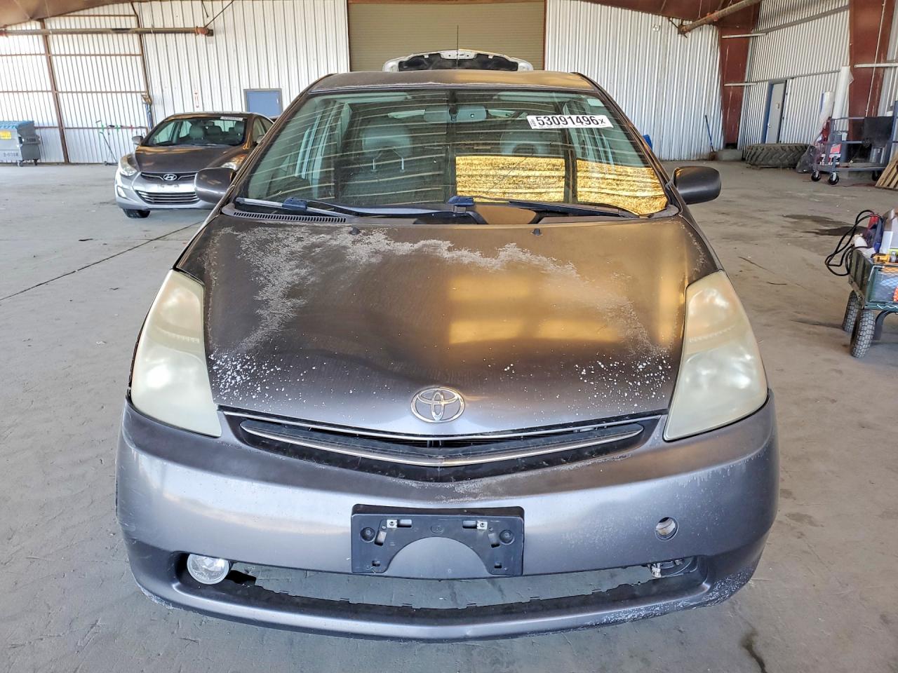 2007 Toyota Prius Base Gray vin: JTDKB20U973296100