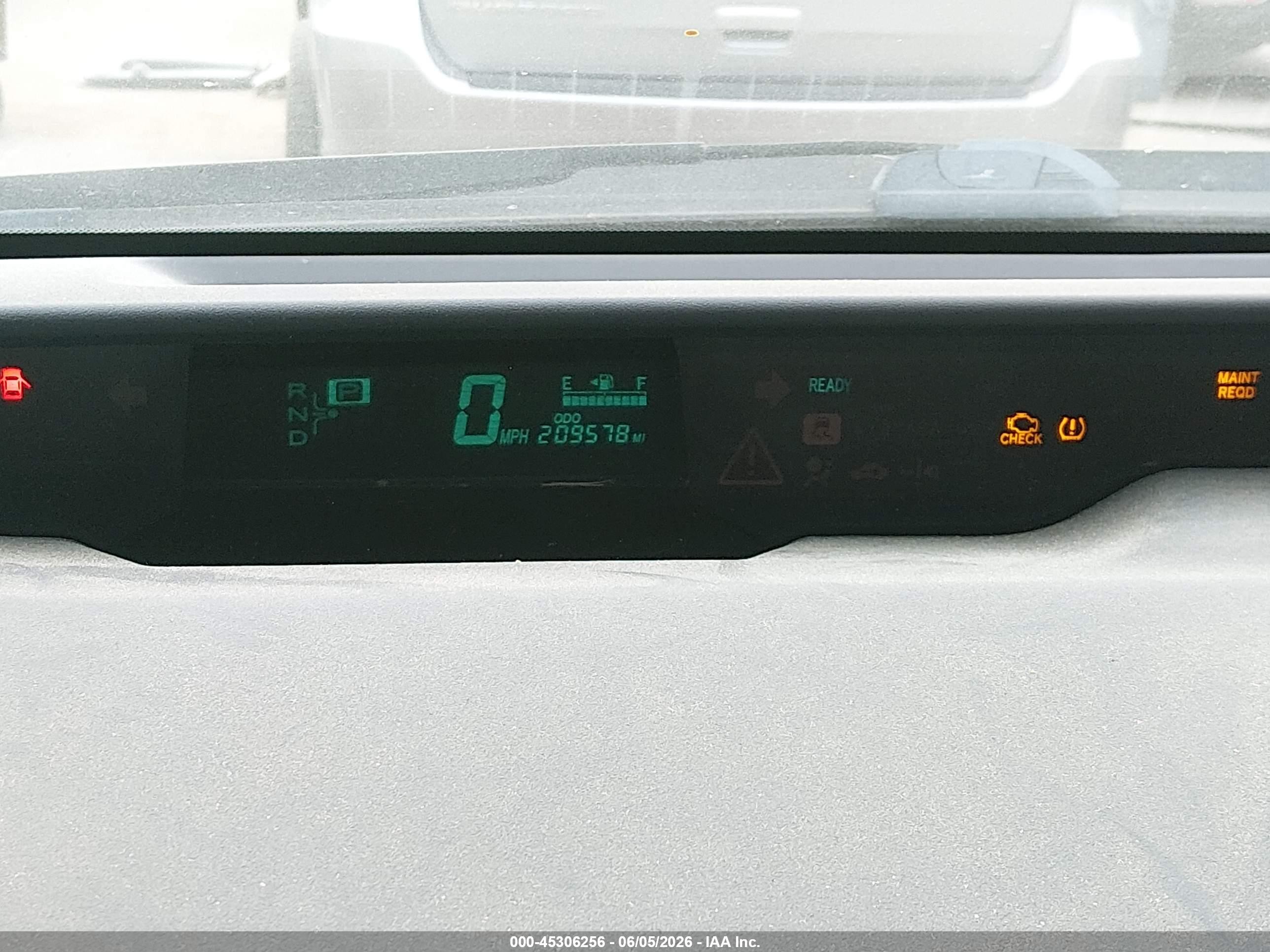 2007 Toyota Prius   Красный vin: JTDKB20U977084175